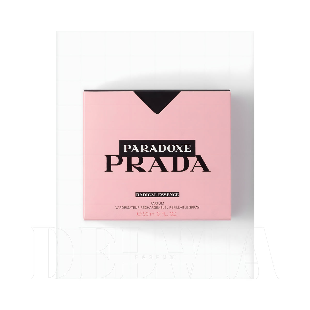 Prada Paradoxe Radical Essence Parfum Kokulu Mum — kutu ve şişe görseli