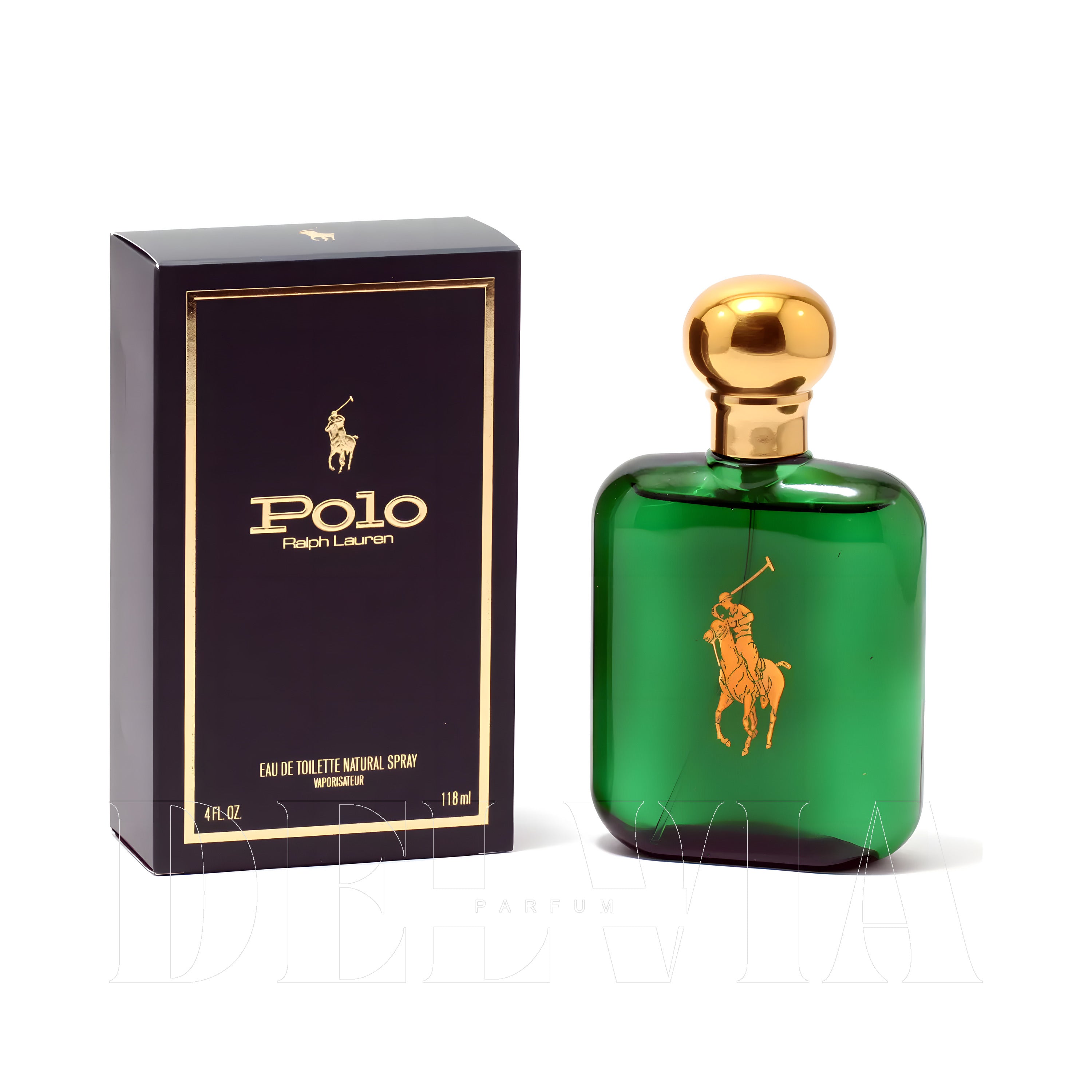 Ralph Lauren Polo Classic 20 ml dekant parfüm — kutu ve şişe görseli