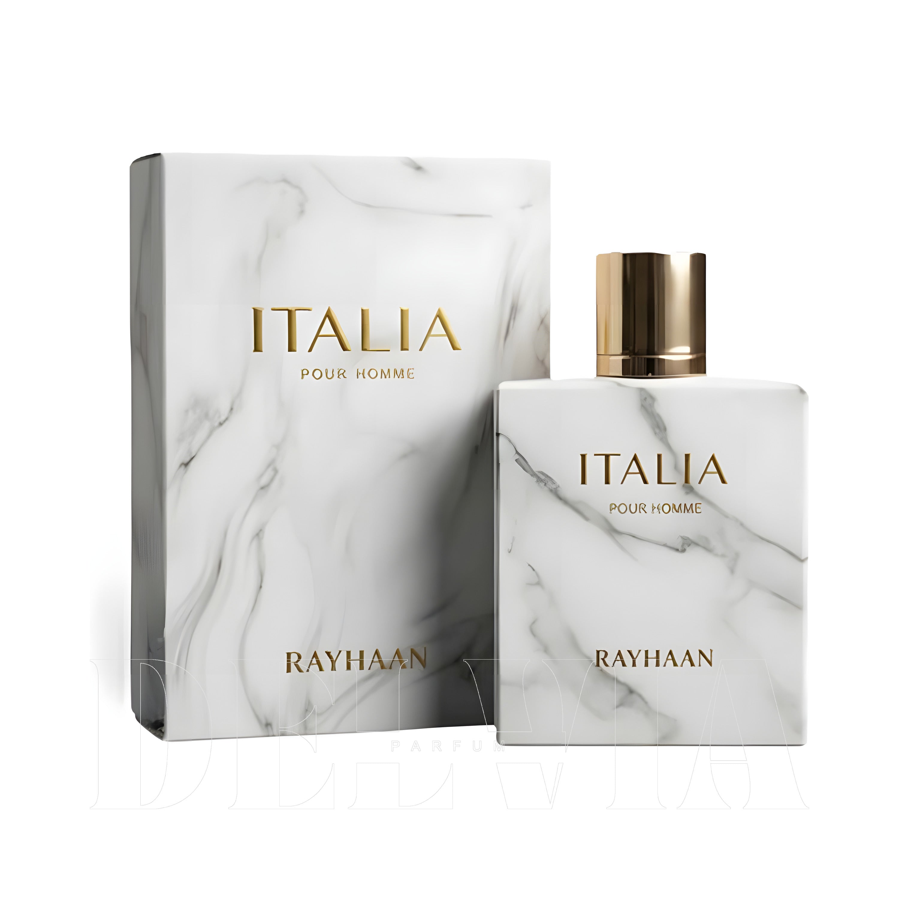 Rayhaan Men S Italia 15 Ml dekant parfüm Parfum — kutu ve şişe görseli