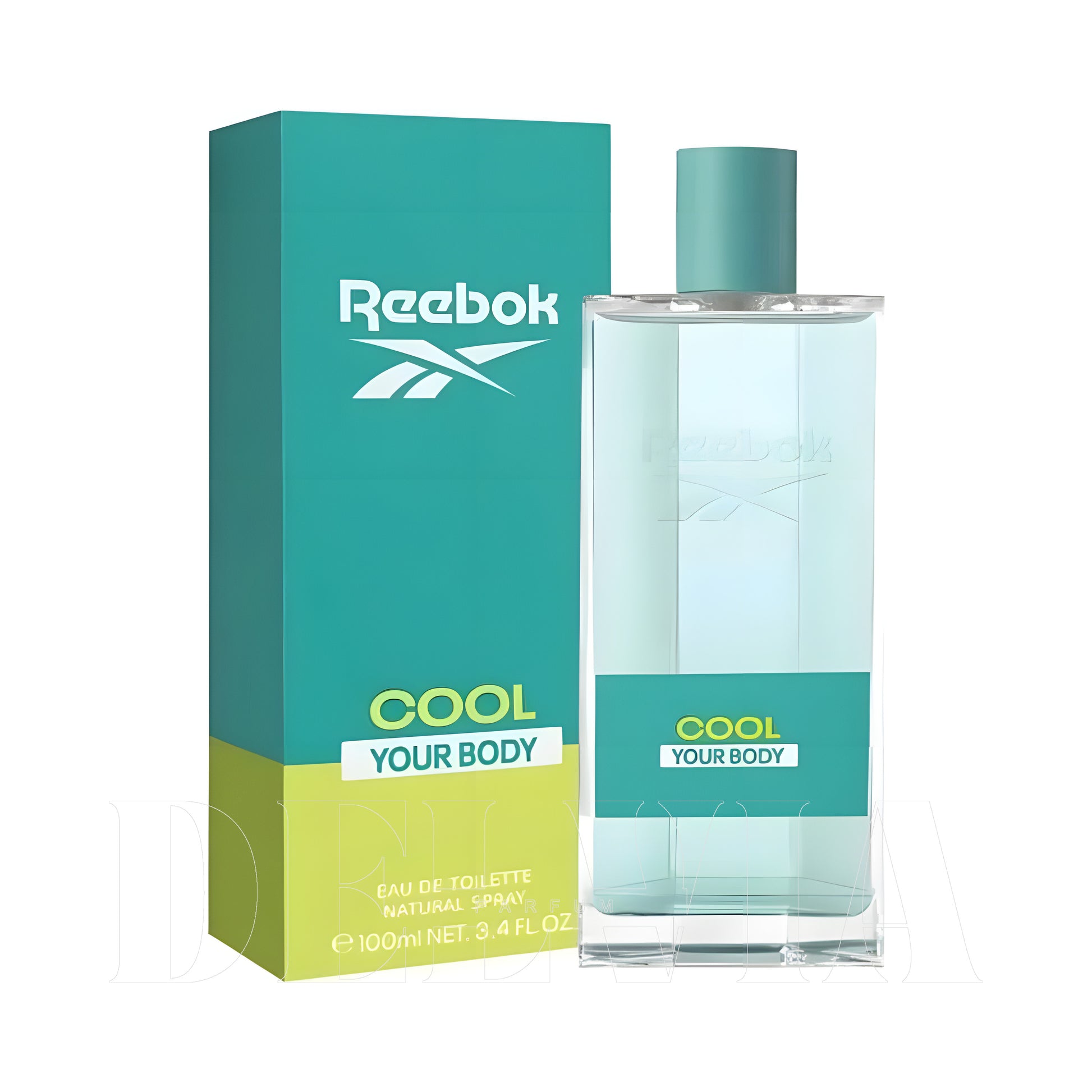 Reebok Cool Your Body 2 ml dekant parfüm — kutu ve şişe görseli