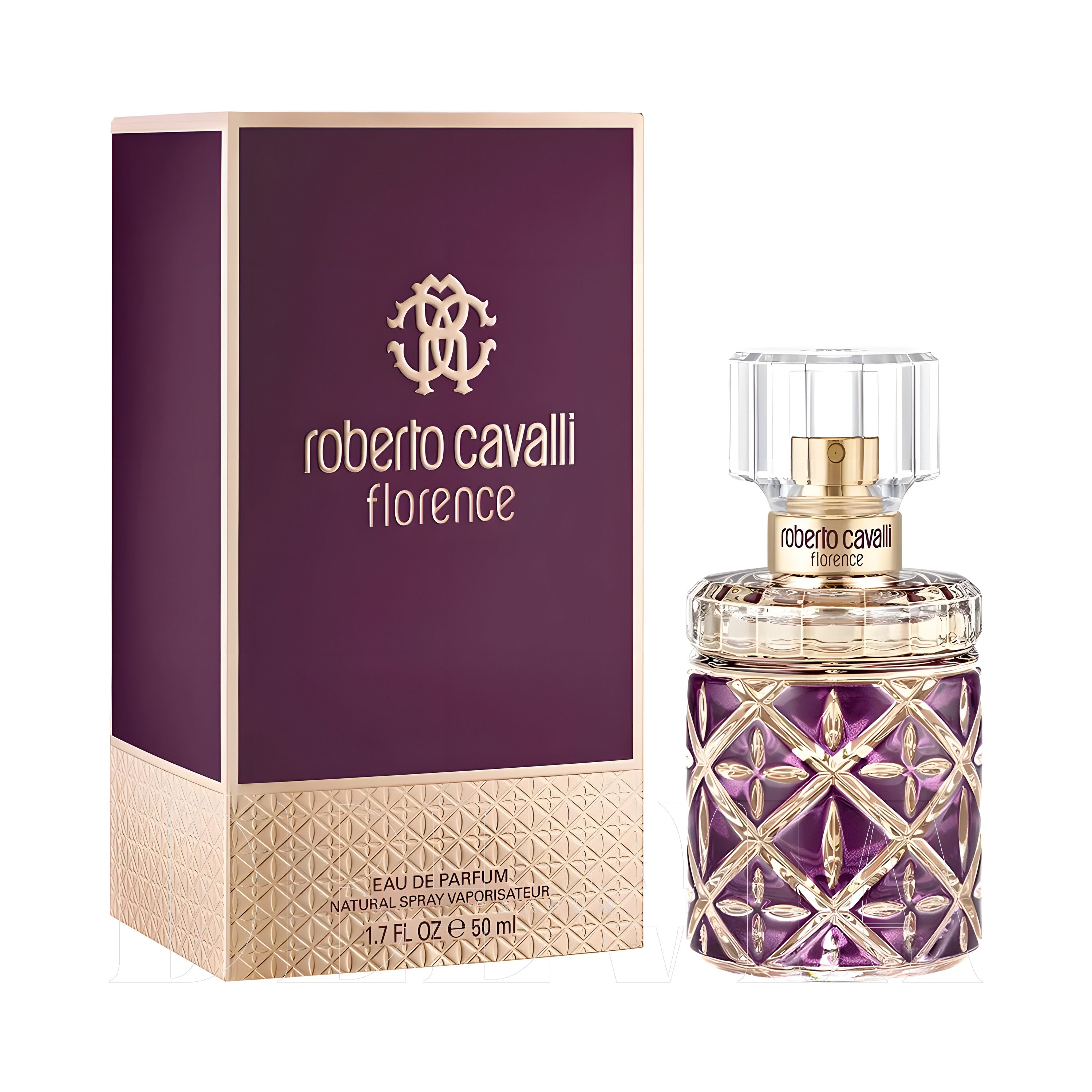 Roberto Cavalli Florence 15 ml dekant parfüm — kutu ve şişe görseli