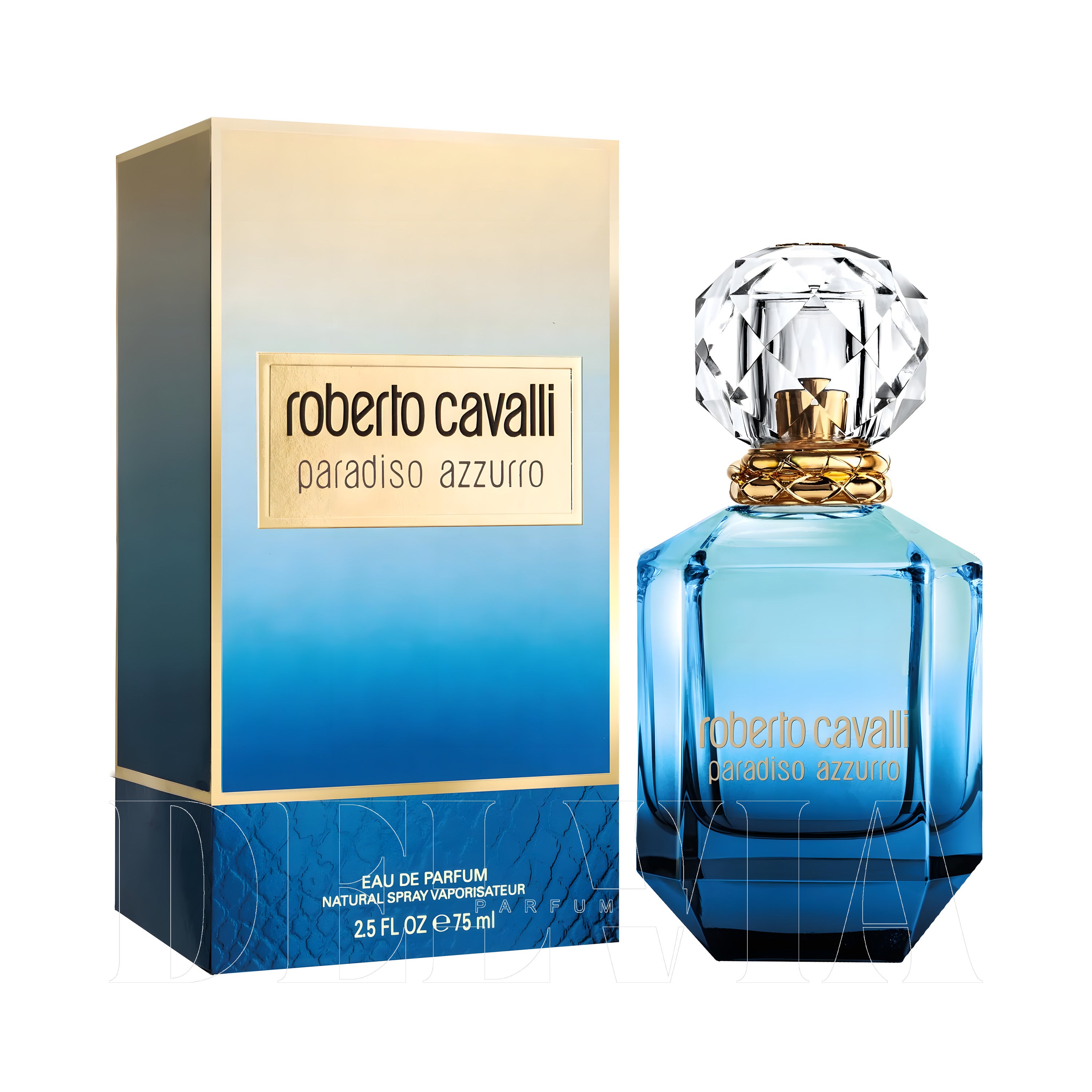Roberto Cavalli Paradiso Azzurro 15 ml dekant parfüm — şişe görseli