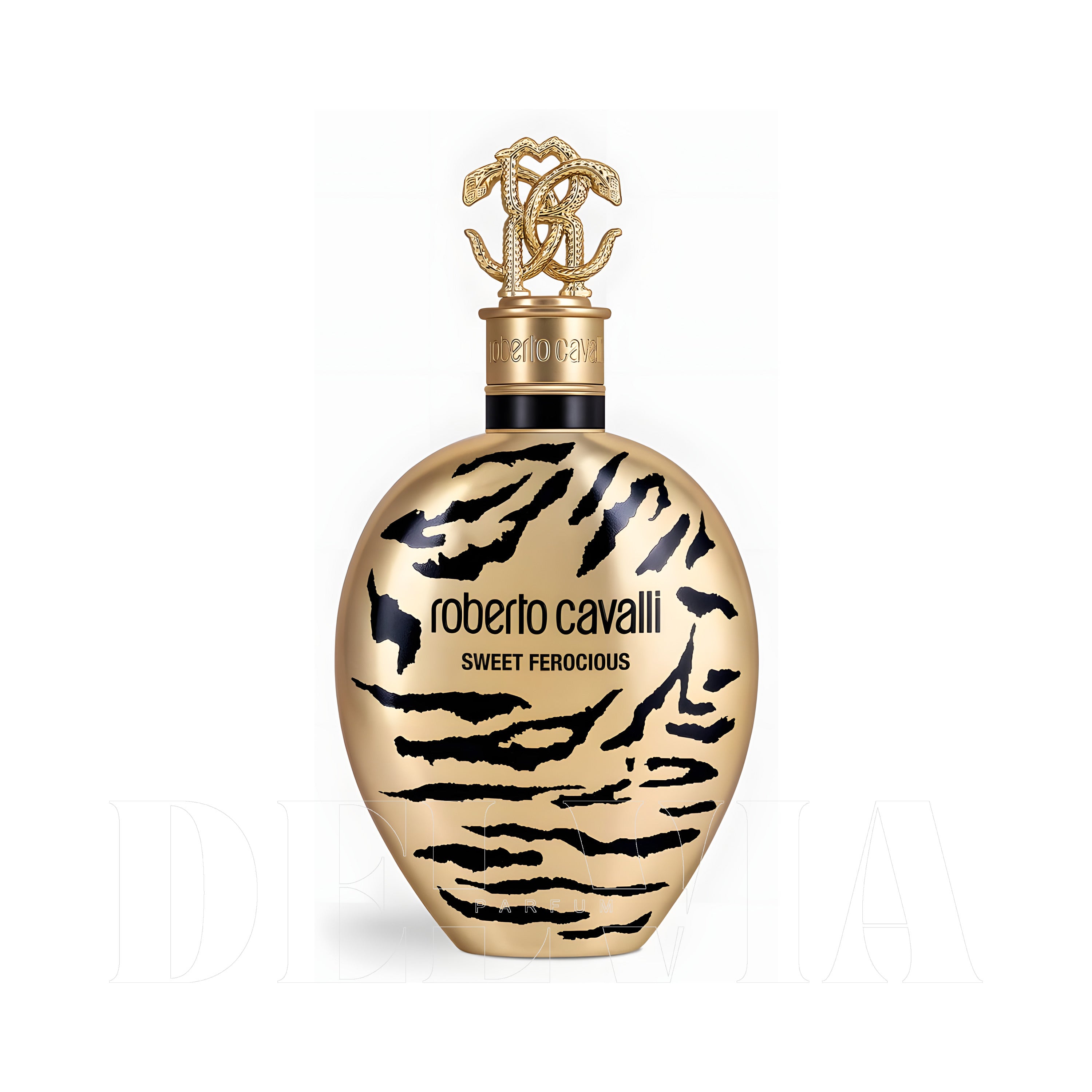 Roberto Cavalli Signature Sweet Ferocious 1 ml dekant parfüm — kutu ve şişe görseli