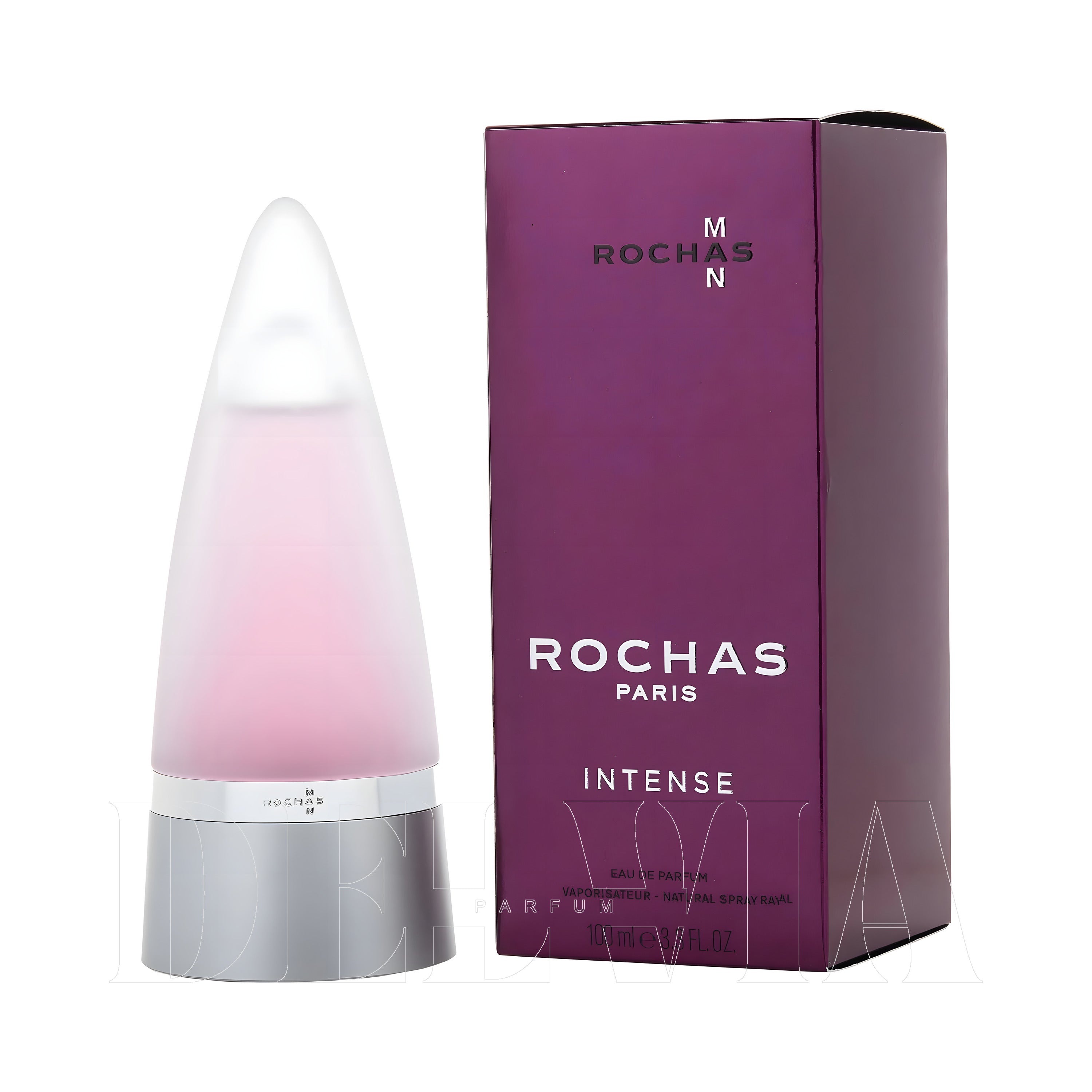 Rochas Intense Edt 2 ml dekant parfüm — kutu ve şişe görseli