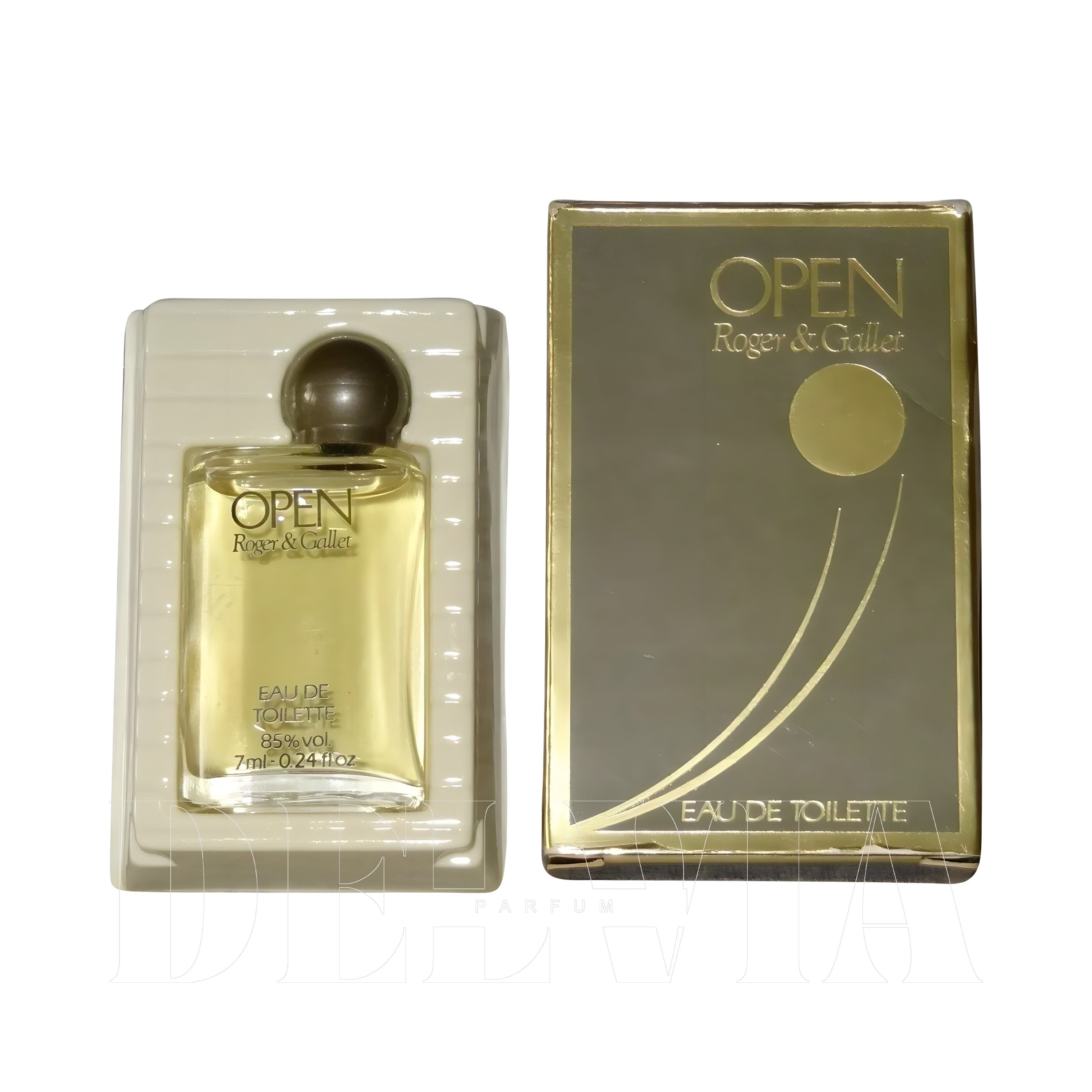 Roger Gallet Open 8 ml dekant parfüm — kutu ve şişe görseli