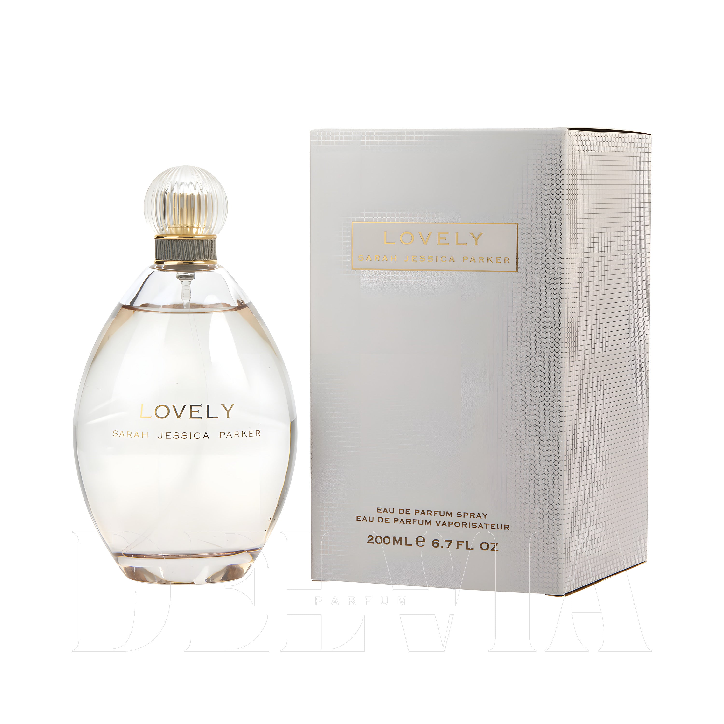 Sarah Jessica Parker Lovely 20 ml dekant parfüm — kutu ve şişe görseli