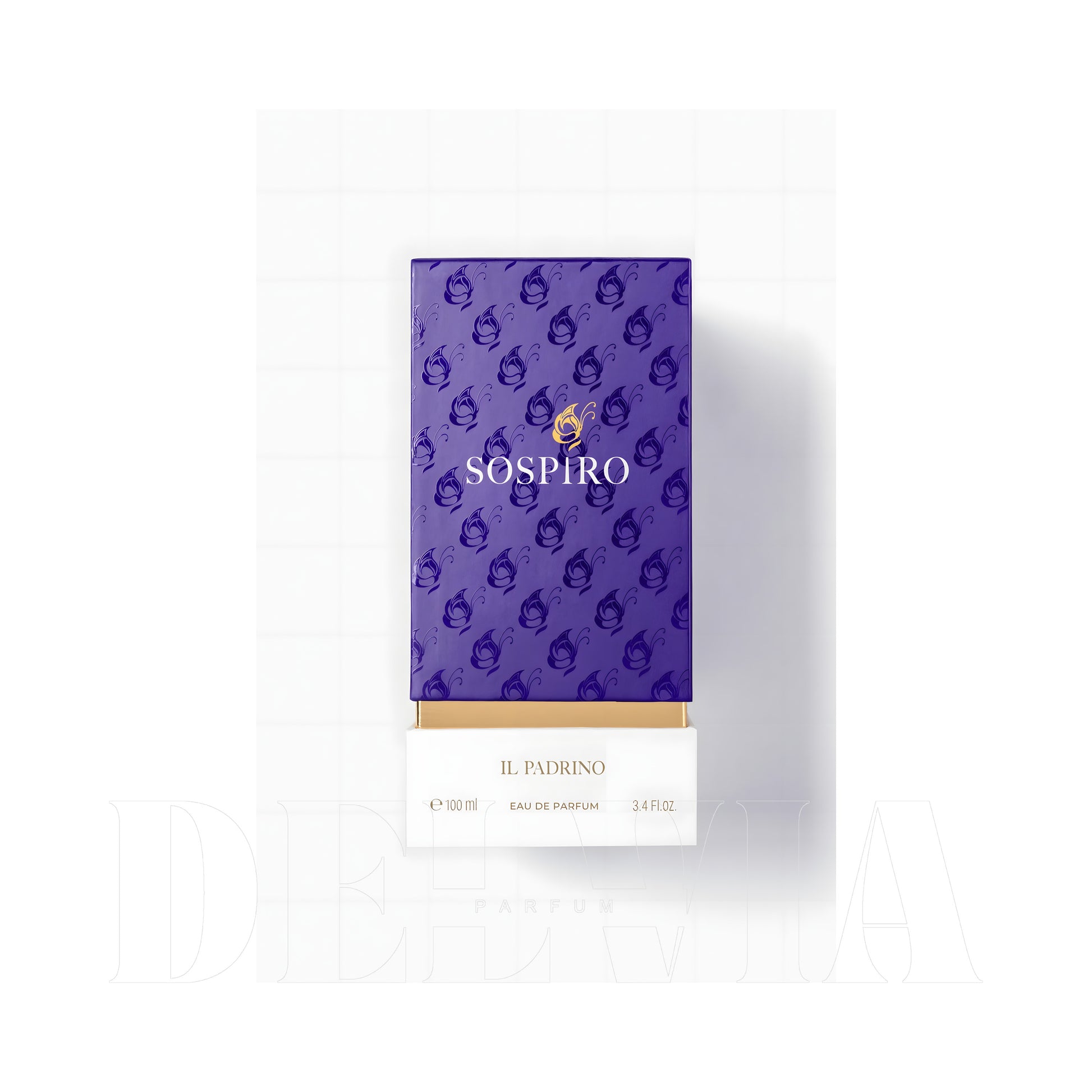 Sospiro Il Padrino Katı Parfum — kutu ve şişe görseli