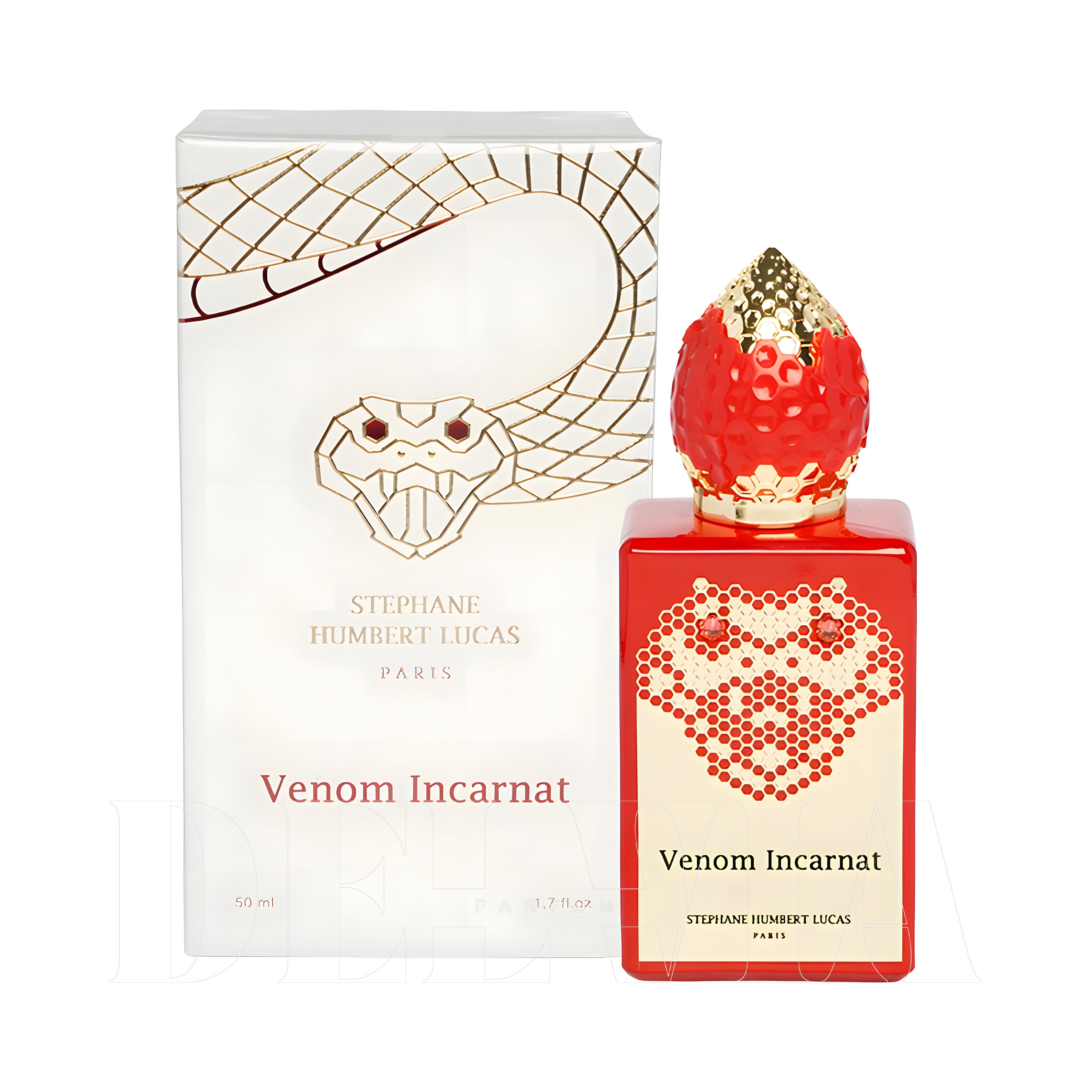 Stephane Humbert Lucas Venom Incarnat 10 ml dekant parfüm — kutu ve şişe görseli