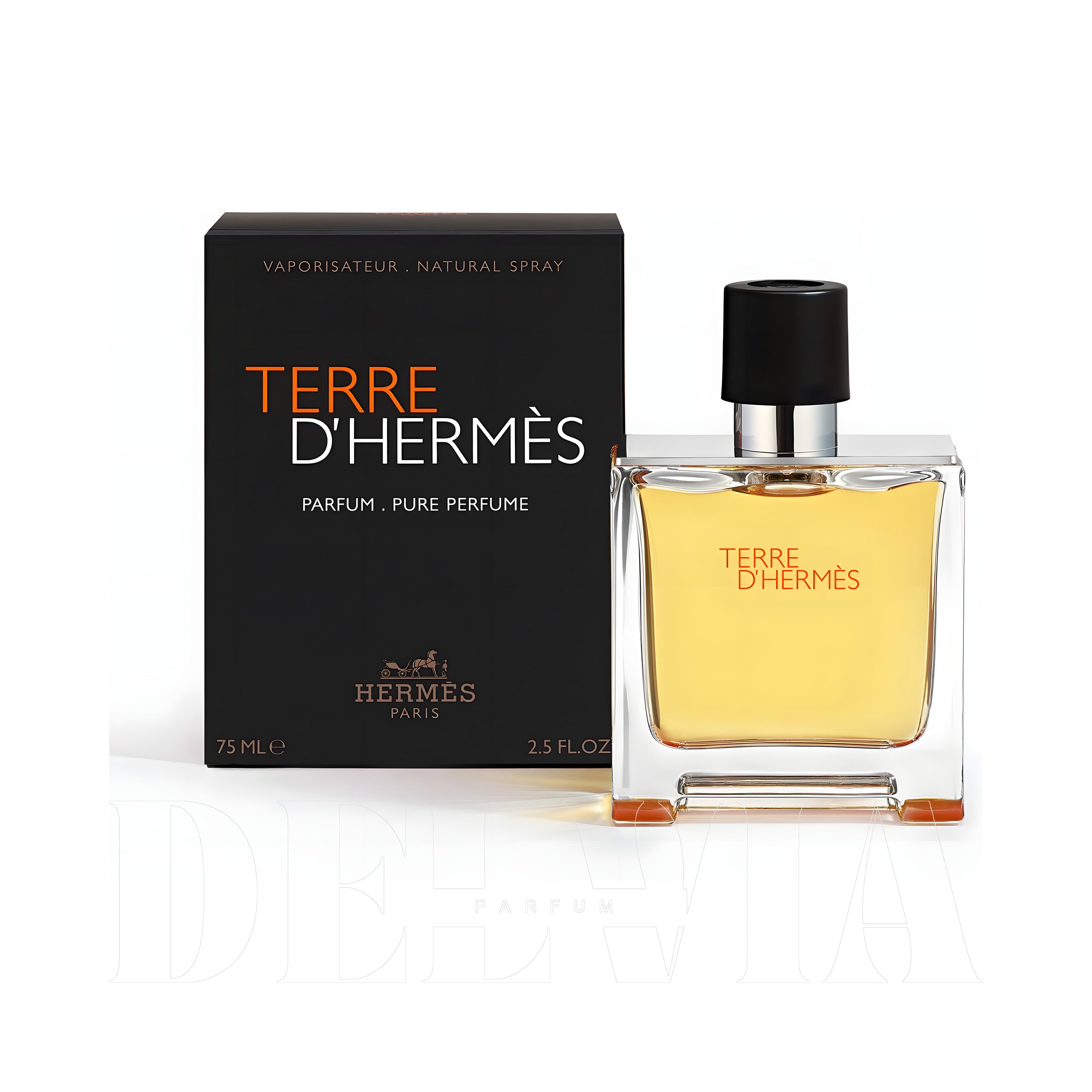 Terre Dhermes Tam Boy Parfum — kutu ve şişe görseli