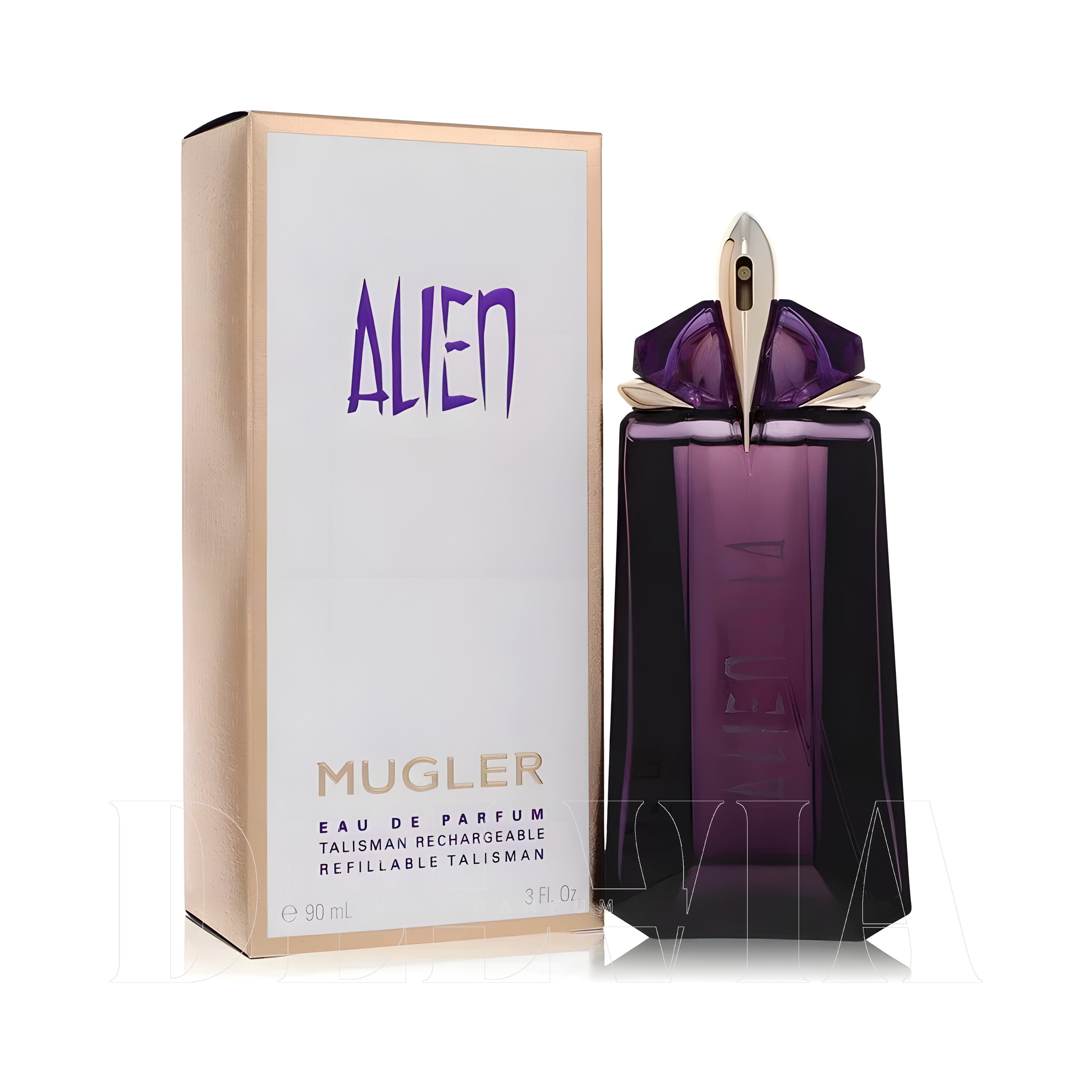 Thierry Mugler Alien 5 ml dekant parfüm — kutu ve şişe görseli