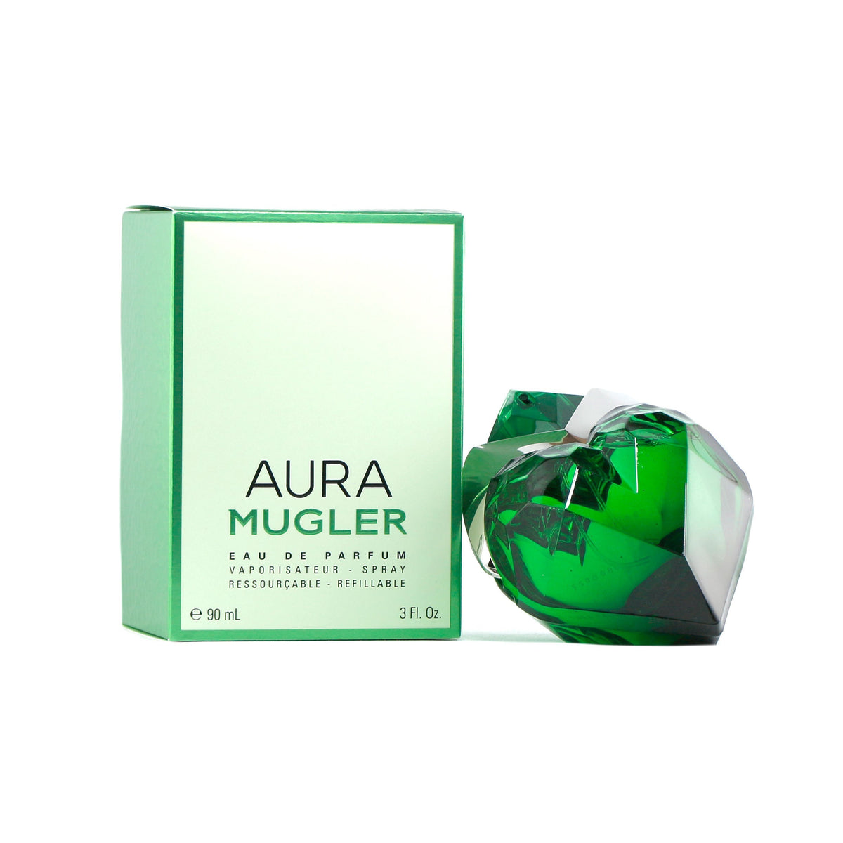 Thierry Mugler Aura 2 ml dekant parfüm — şişe+kutu görseli