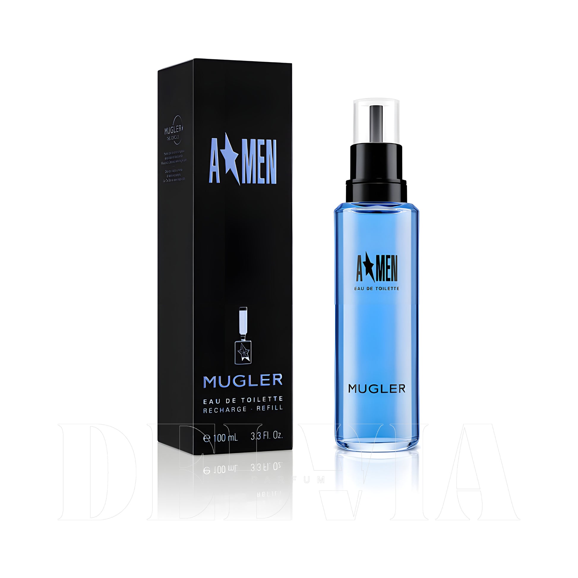 Thierry Mugler Ax Men The Rubber Rechargeable 8 ml dekant parfüm — şişe görseli