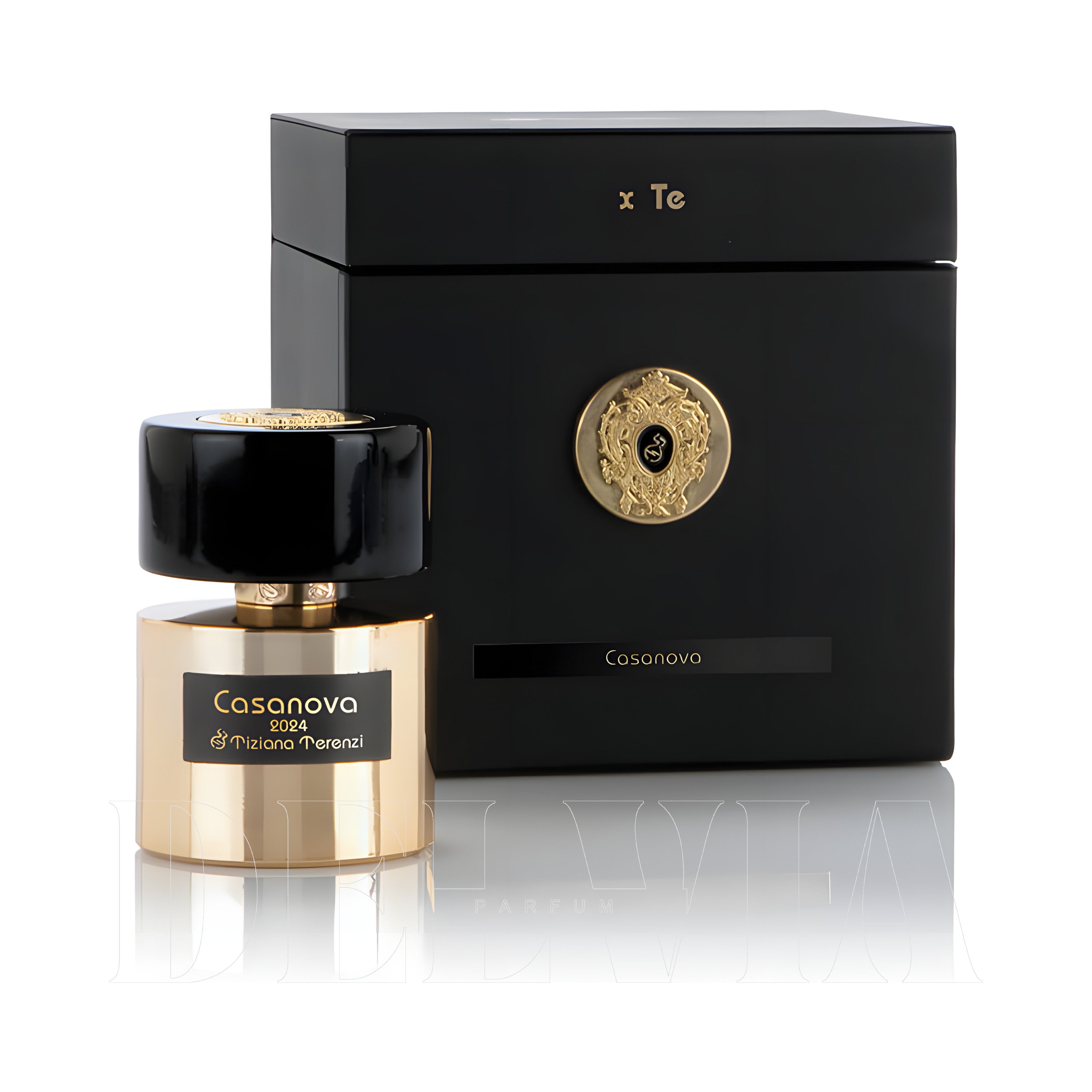 Tiziana Terenzi Casanova Edp Baharatli 2 ml dekant parfüm — kutu ve şişe görseli