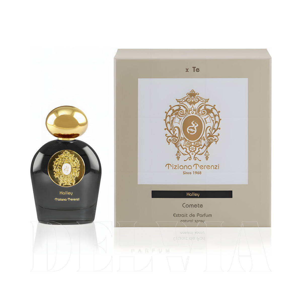 Tiziana Terenzi Halley 20 ml dekant parfüm — kutu ve şişe görseli