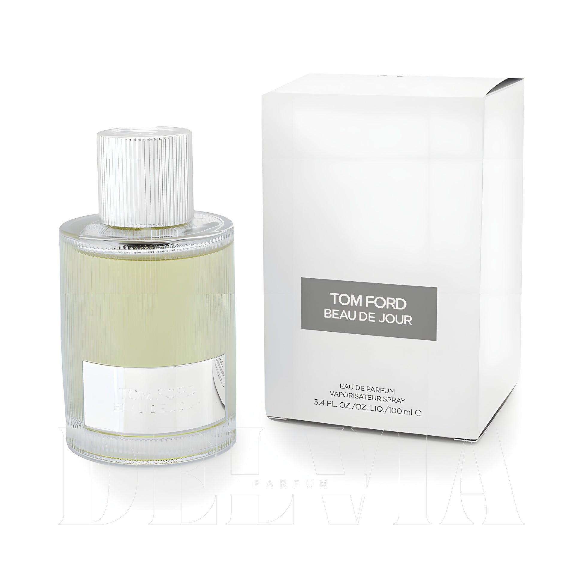 Tom Ford Beau De Jour 8 ml dekant parfüm — kutu ve şişe görseli