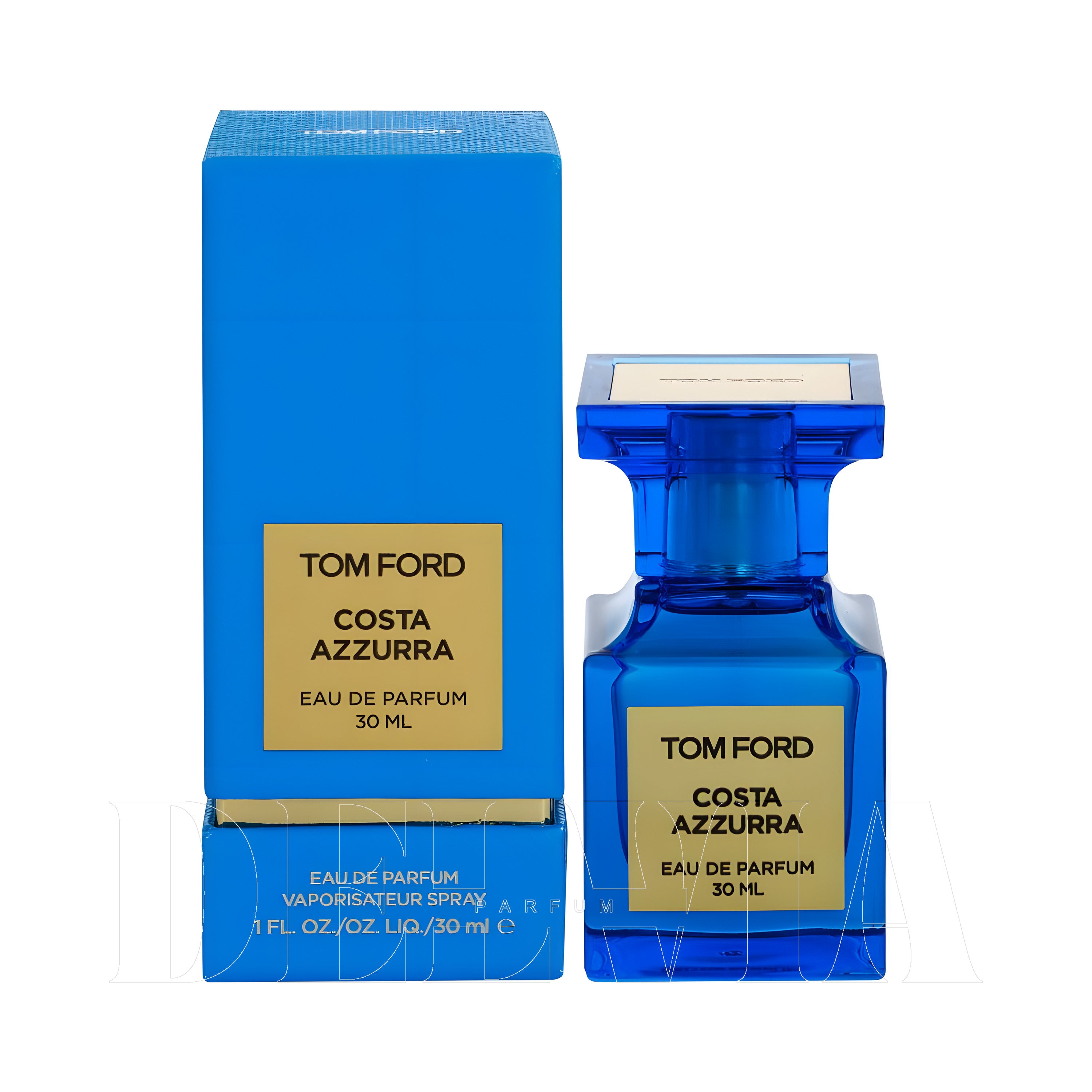 Tom Ford Costa Azzurra Perfume Oda Kokusu — kutu ve şişe görseli