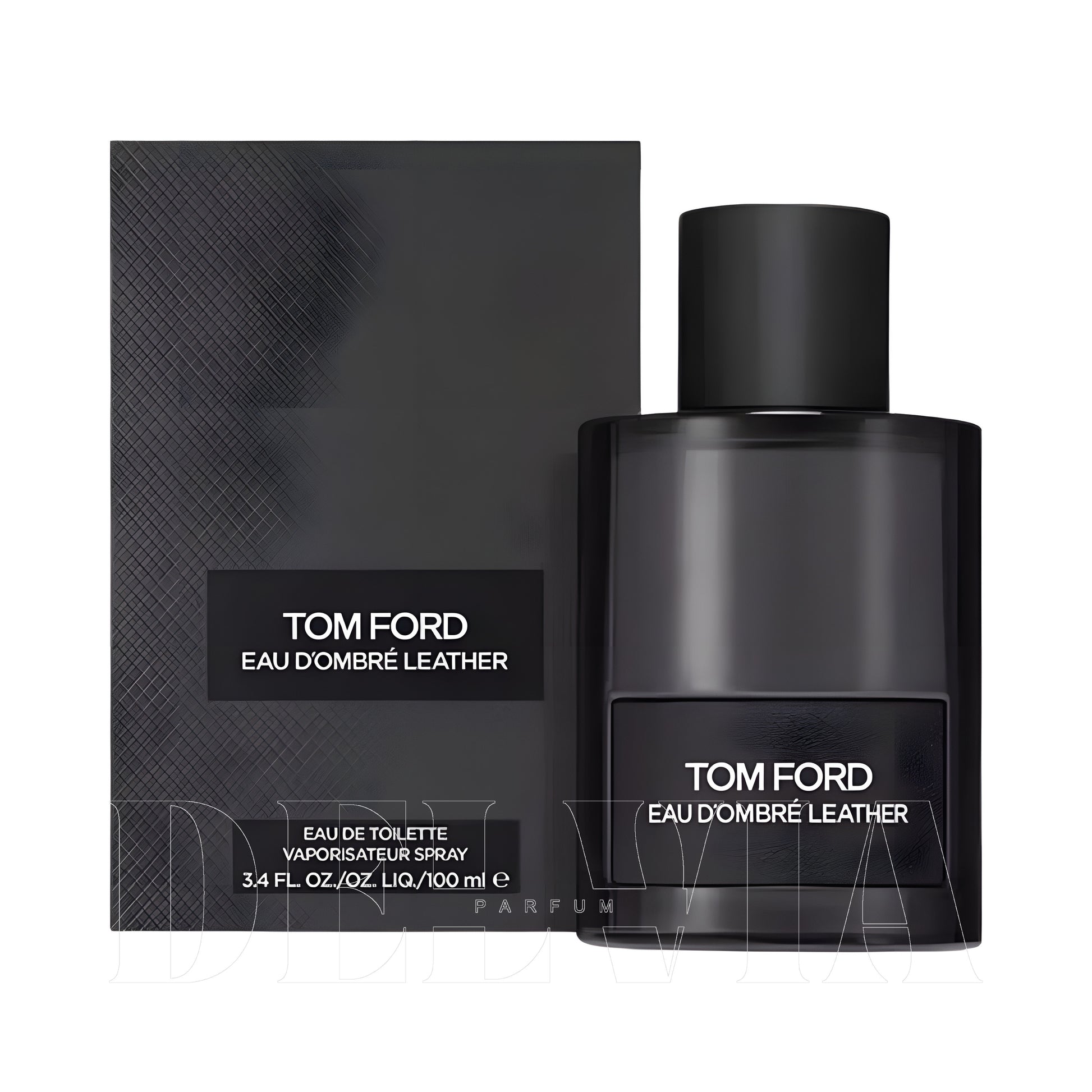 Tom Ford Eau D Ombre Leather 8 ml dekant parfüm — kutu ve şişe görseli