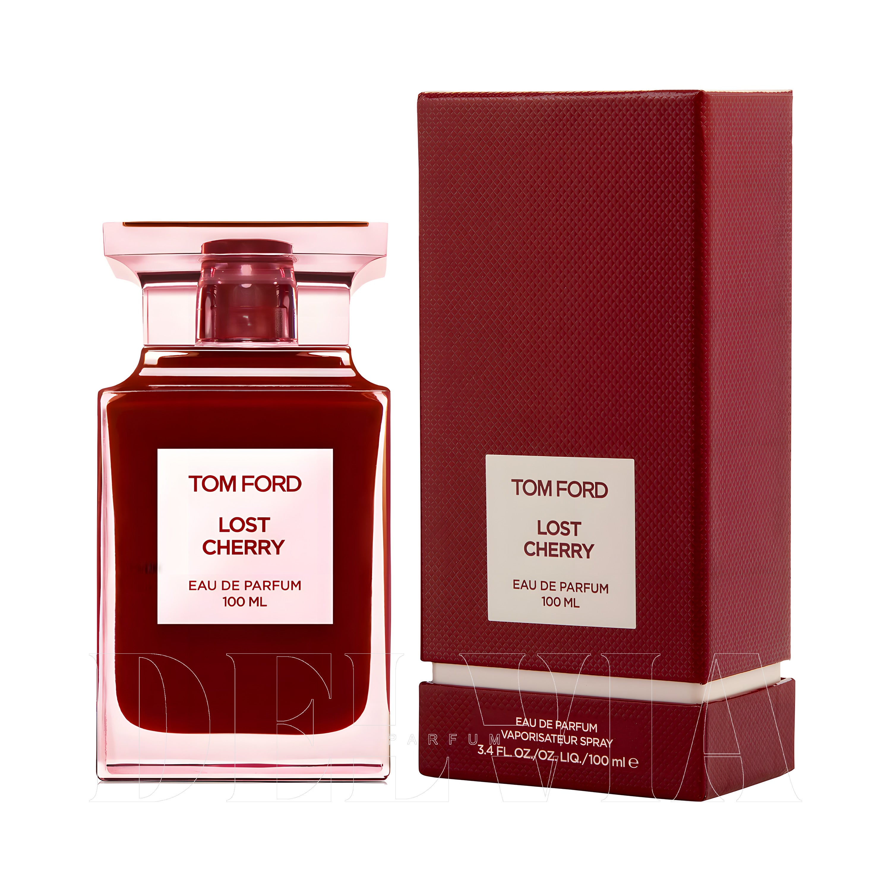 Tom Ford Lost Cherry 5 ml dekant parfüm — kutu ve şişe görseli