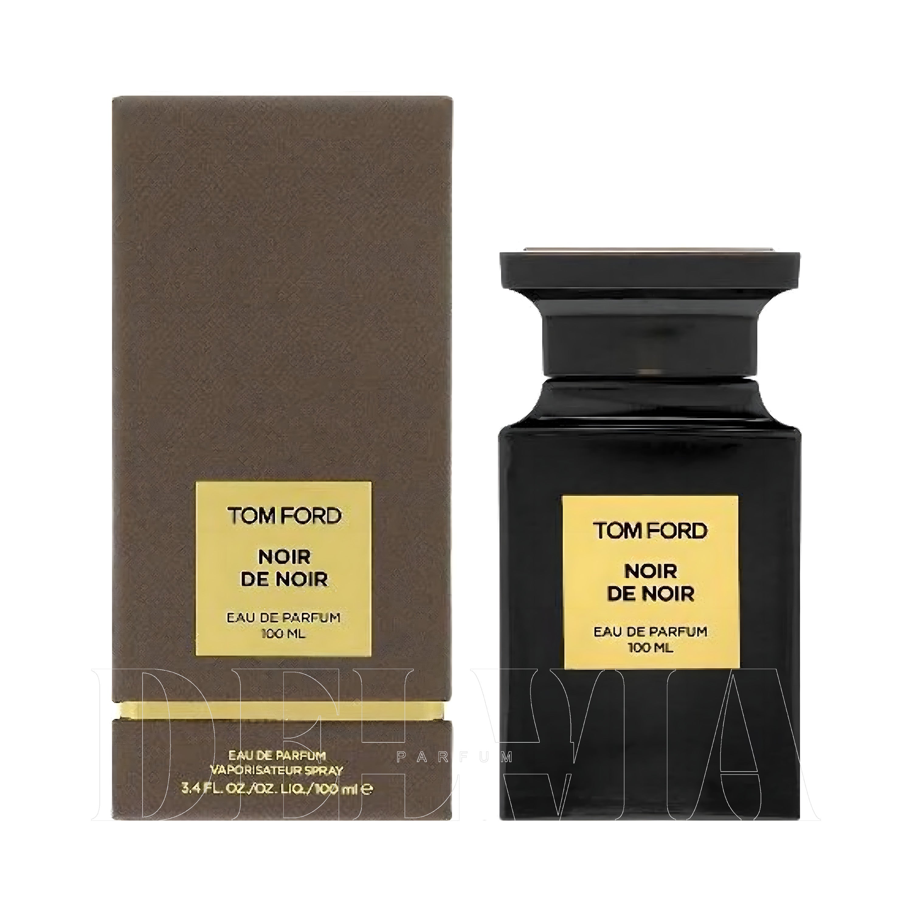 Tom Ford Noir De Noir 10 ml dekant parfüm — kutu ve şişe görseli