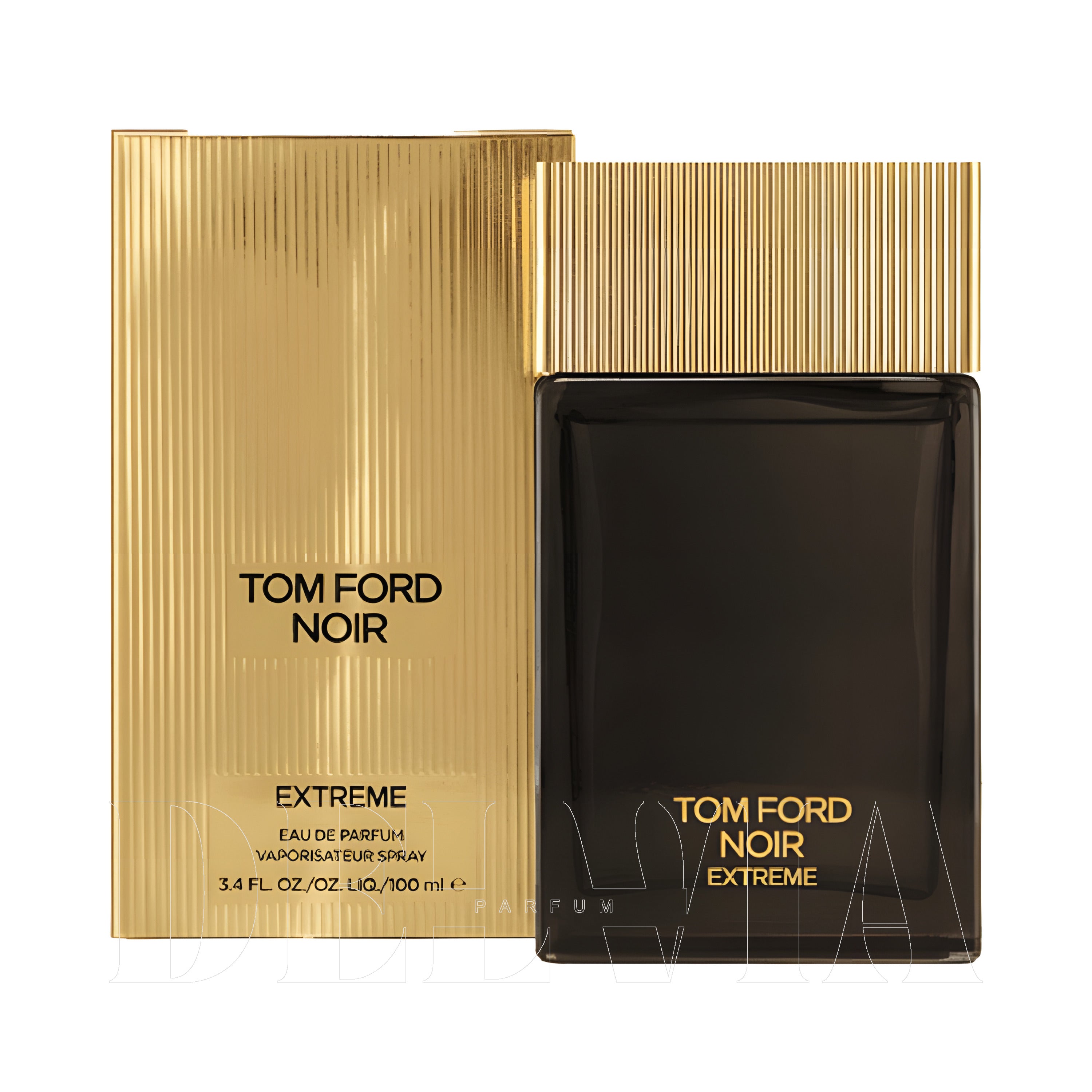 Tom Ford Noir Extreme 2 ml dekant parfüm — kutu ve şişe görseli