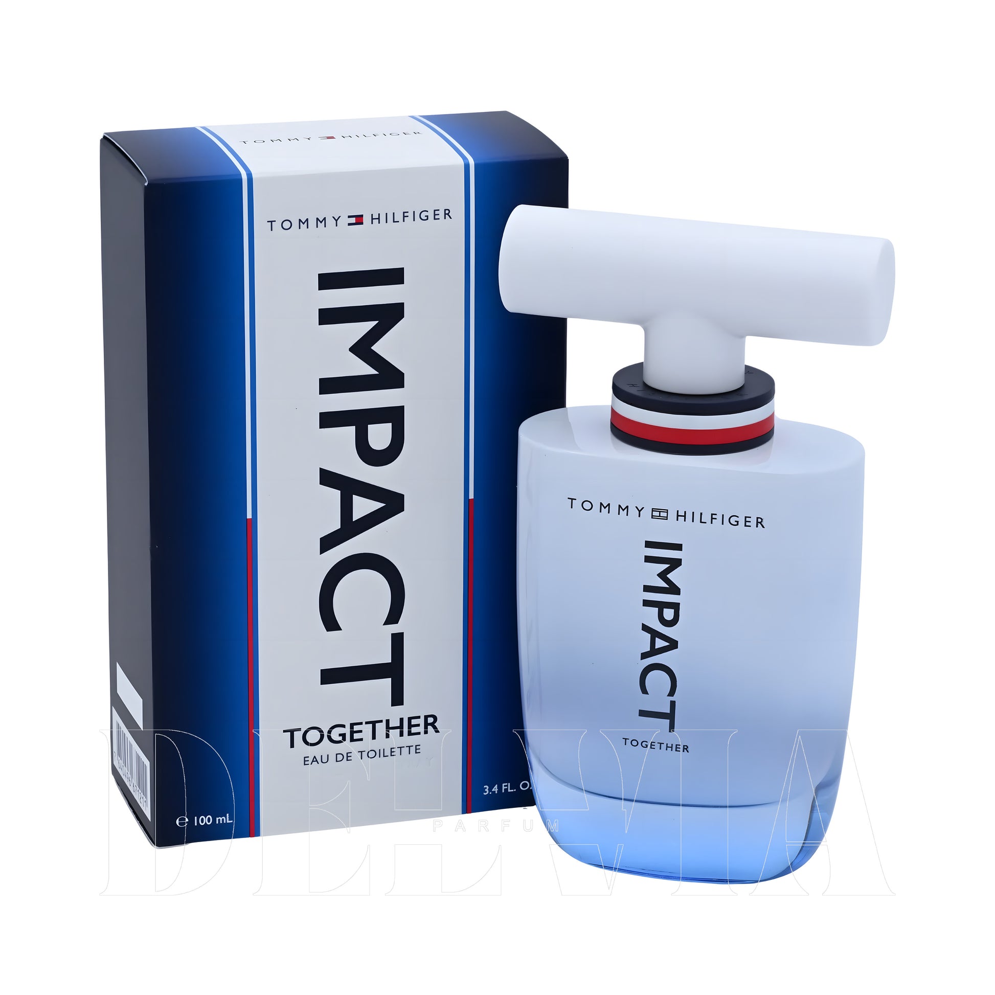 Tommy Hilfiger Impact Together 8 Ml dekant parfüm Parfum — kutu ve şişe görseli