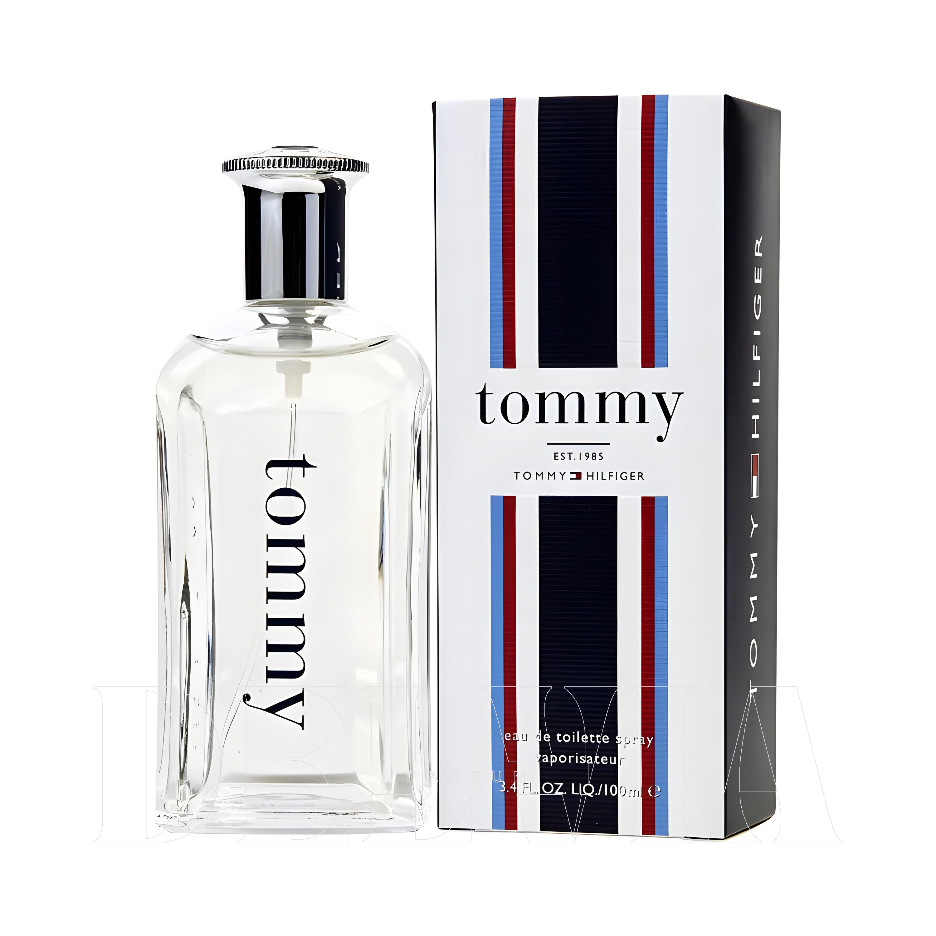 Tommy Hilfiger Tommy 3 ml dekant parfüm — kutu ve şişe görseli