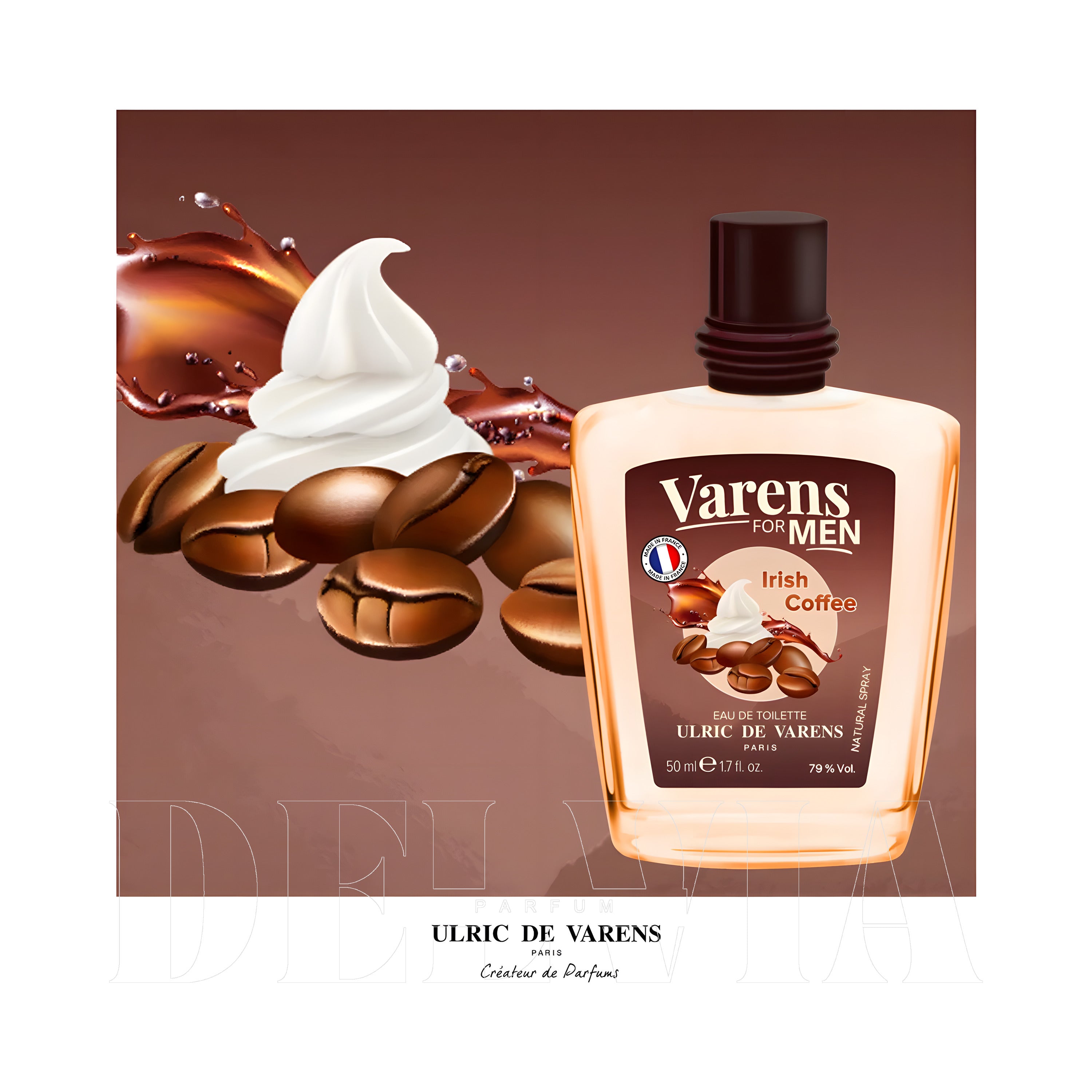 Ulric De Varens Irish Coffee Kokulu Sabun — kutu ve şişe görseli