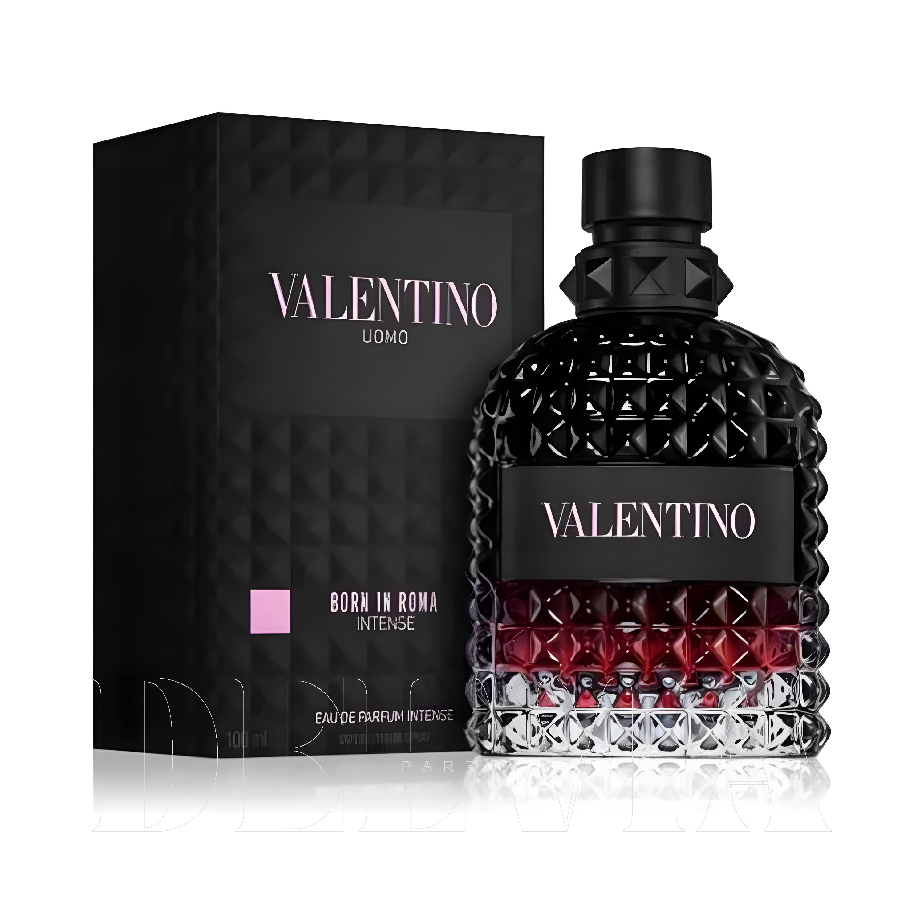 Valentino Born In Roma Uomo Intense 30 ml dekant parfüm — kutu ve şişe görseli