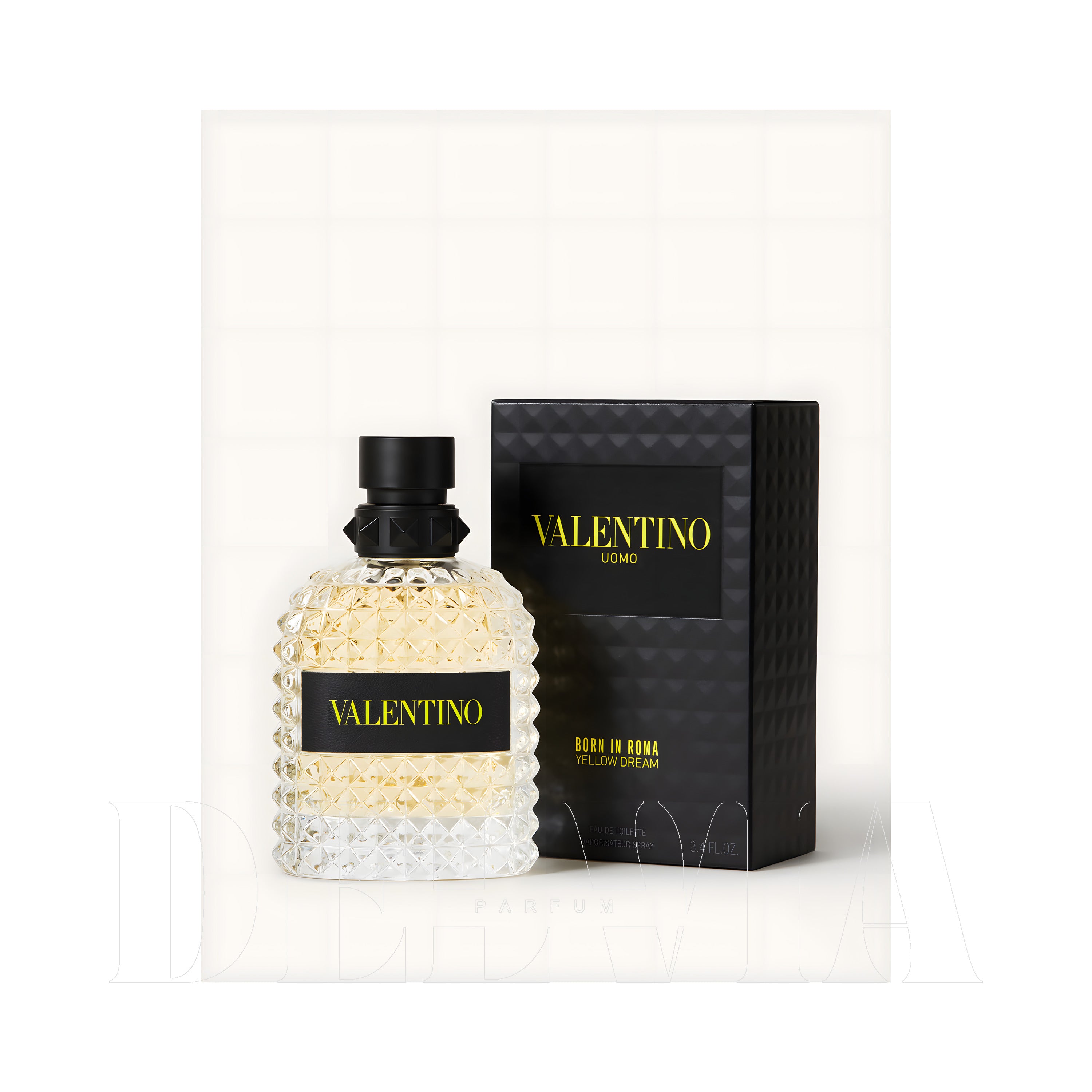 Valentino Born In Roma Yellow Dream 30 ml dekant parfüm — kutu ve şişe görseli