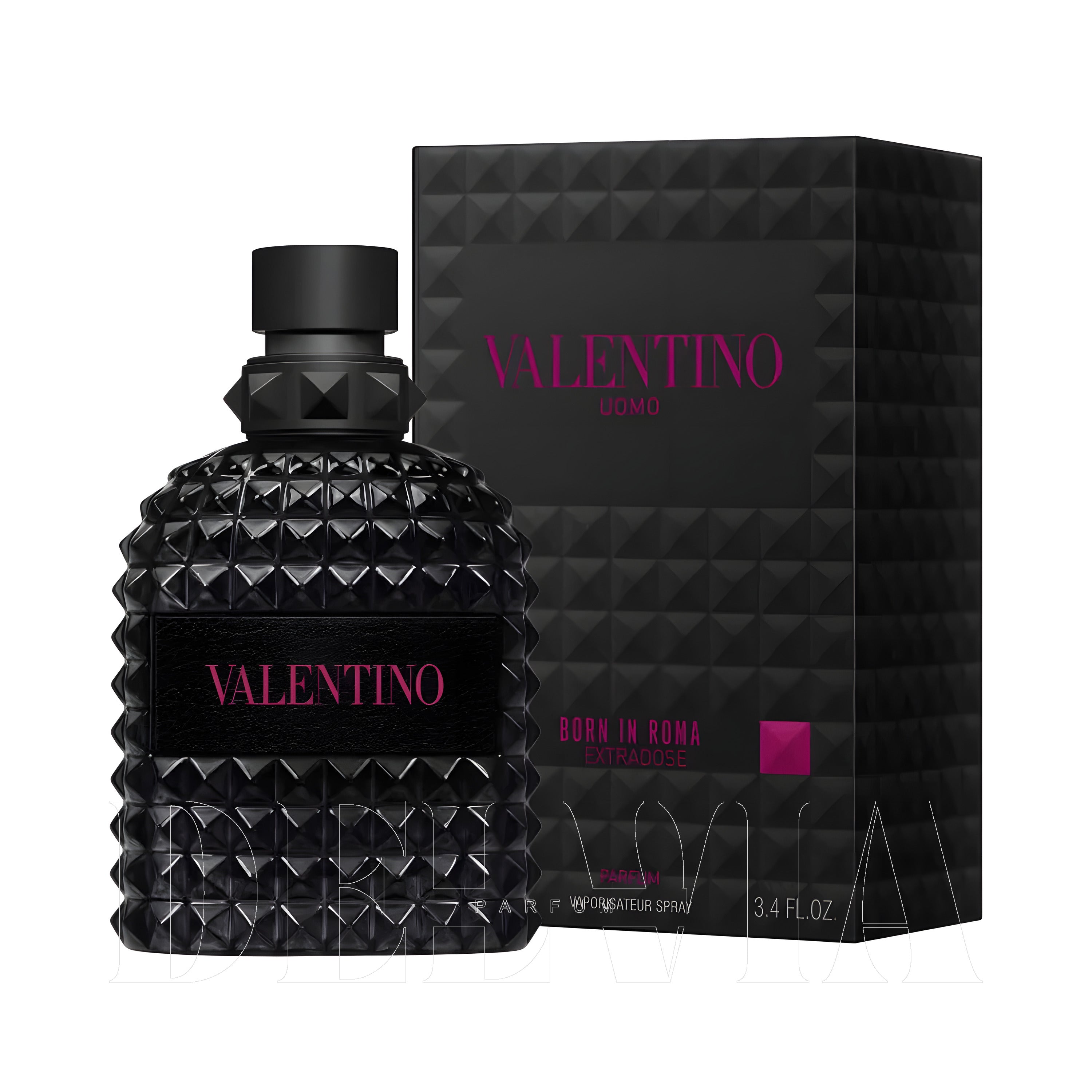 Valentino Uomo Born In Roma Extradose Parfum 1 ml dekant parfüm — kutu ve şişe görseli