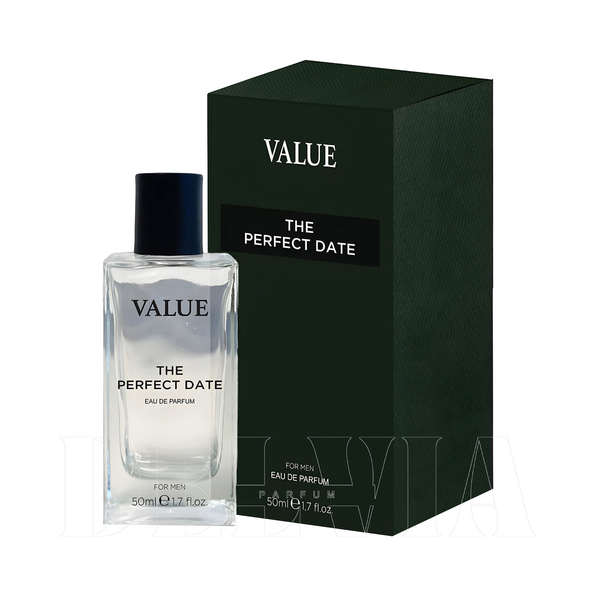Value The Perfect Date Eau De Parfum For Men Kokulu Sabun — kutu ve şişe görseli