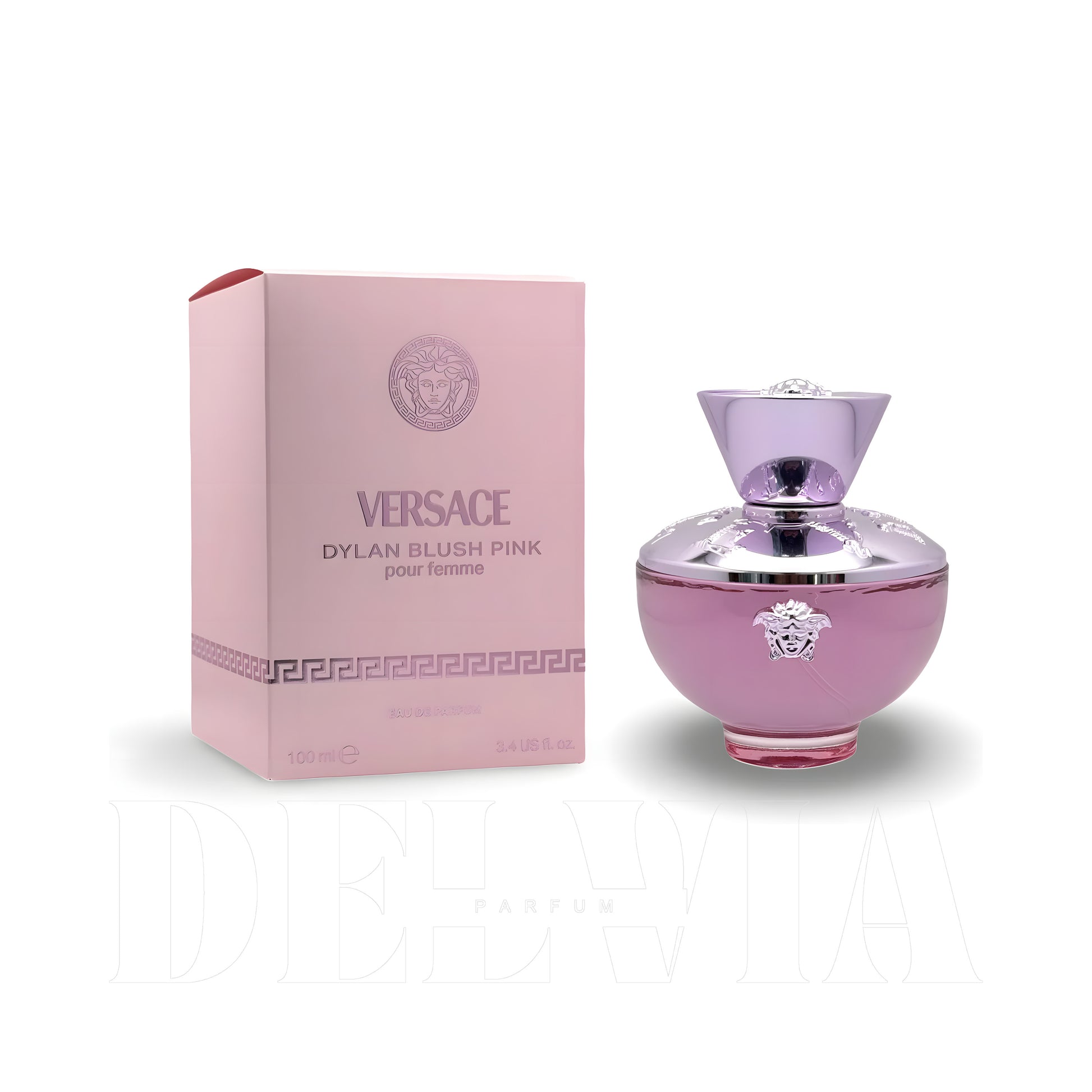 Versace Dylan Blush Pink 20 ml dekant parfüm — kutu ve şişe görseli