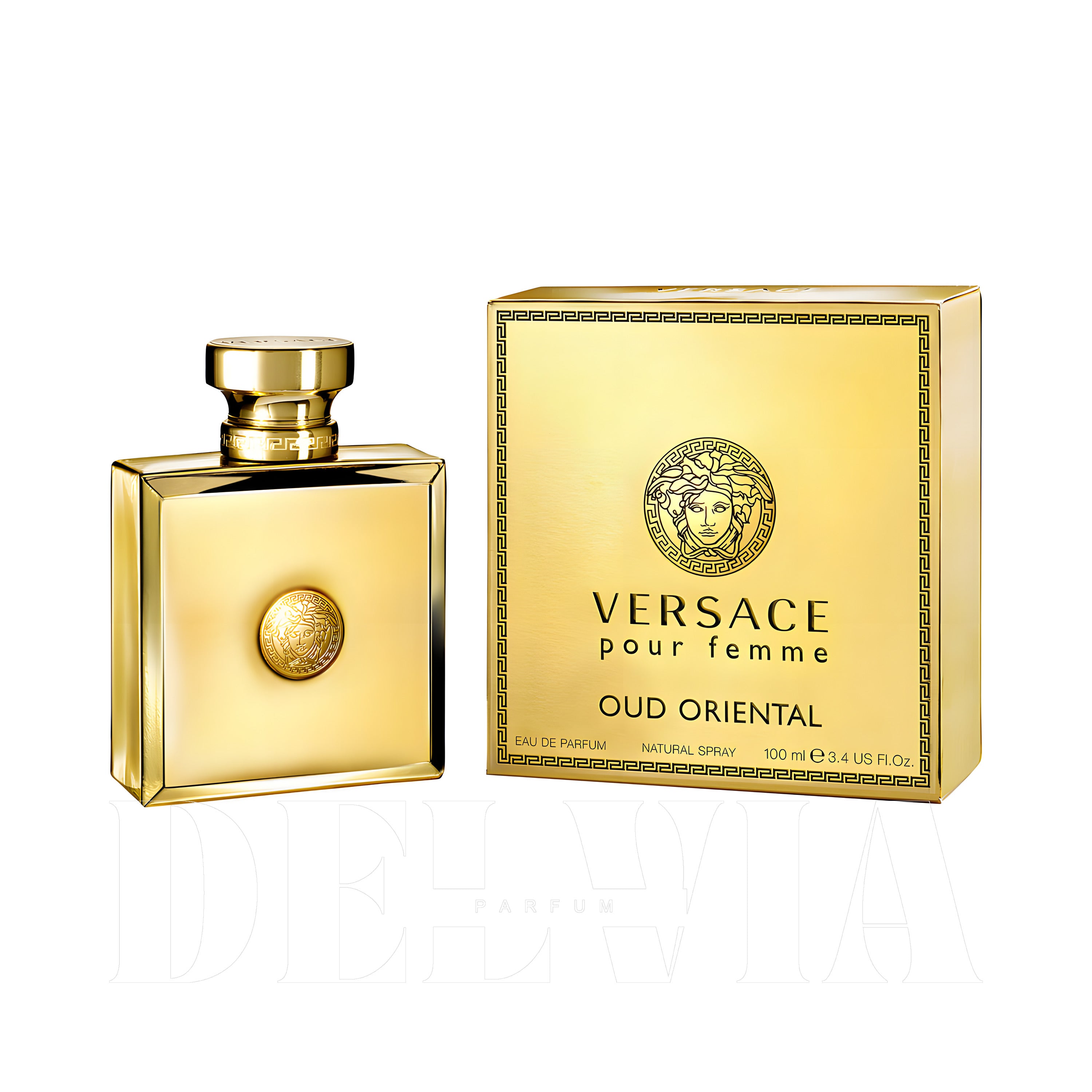 Versace Oud Oriental 8 ml dekant parfüm — kutu ve şişe görseli