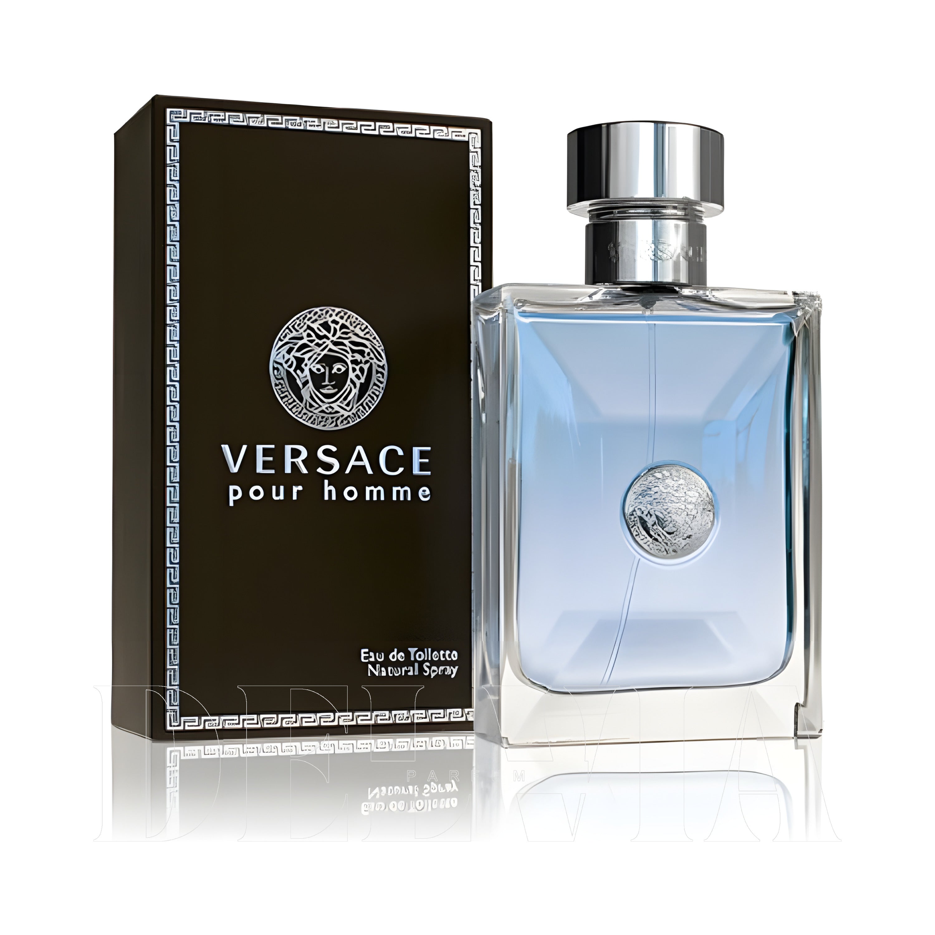 Versace Pour Homme 1 ml dekant parfüm — kutu ve şişe görseli
