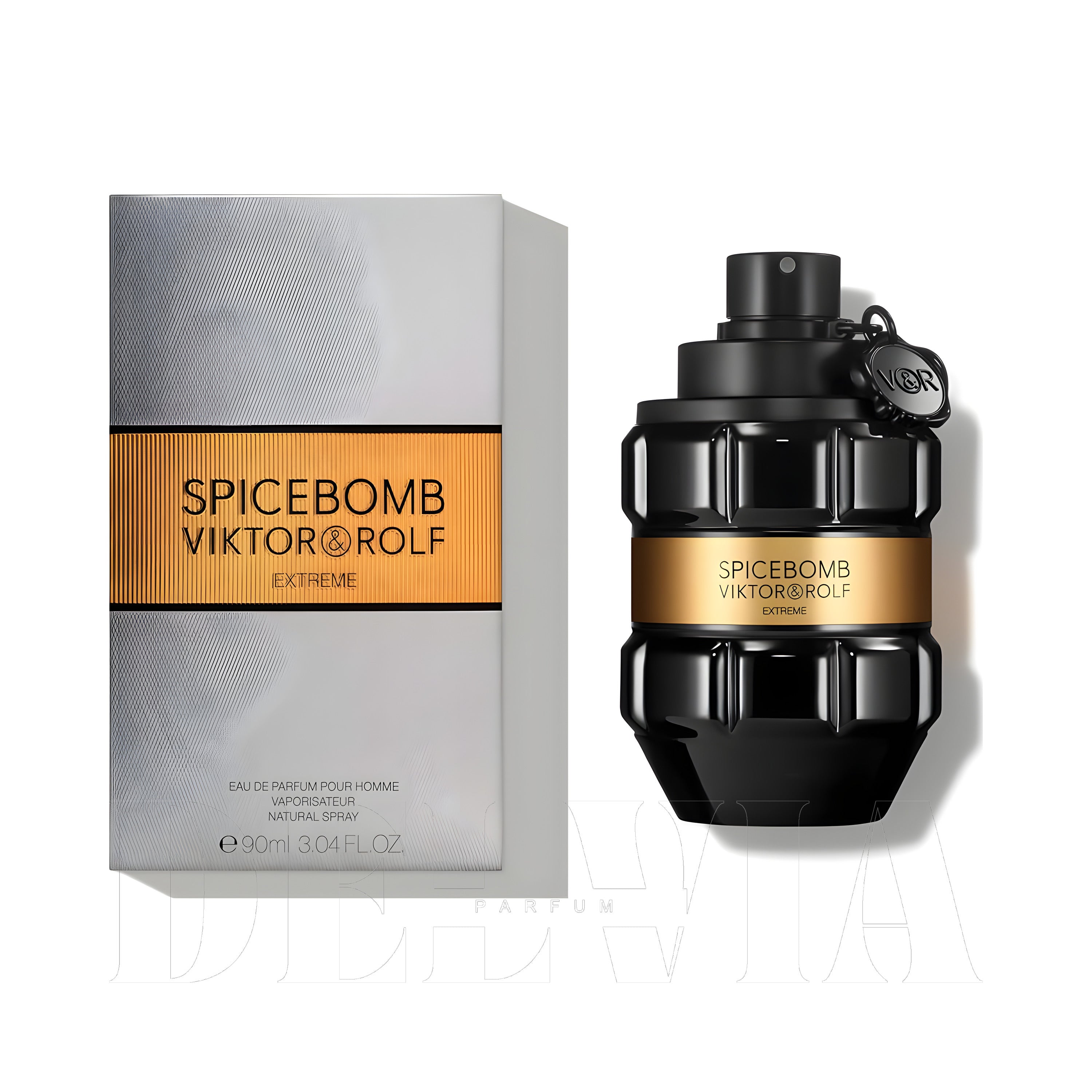 Viktor Rolf Spicebomb Extreme 3 ml dekant parfüm — kutu ve şişe görseli