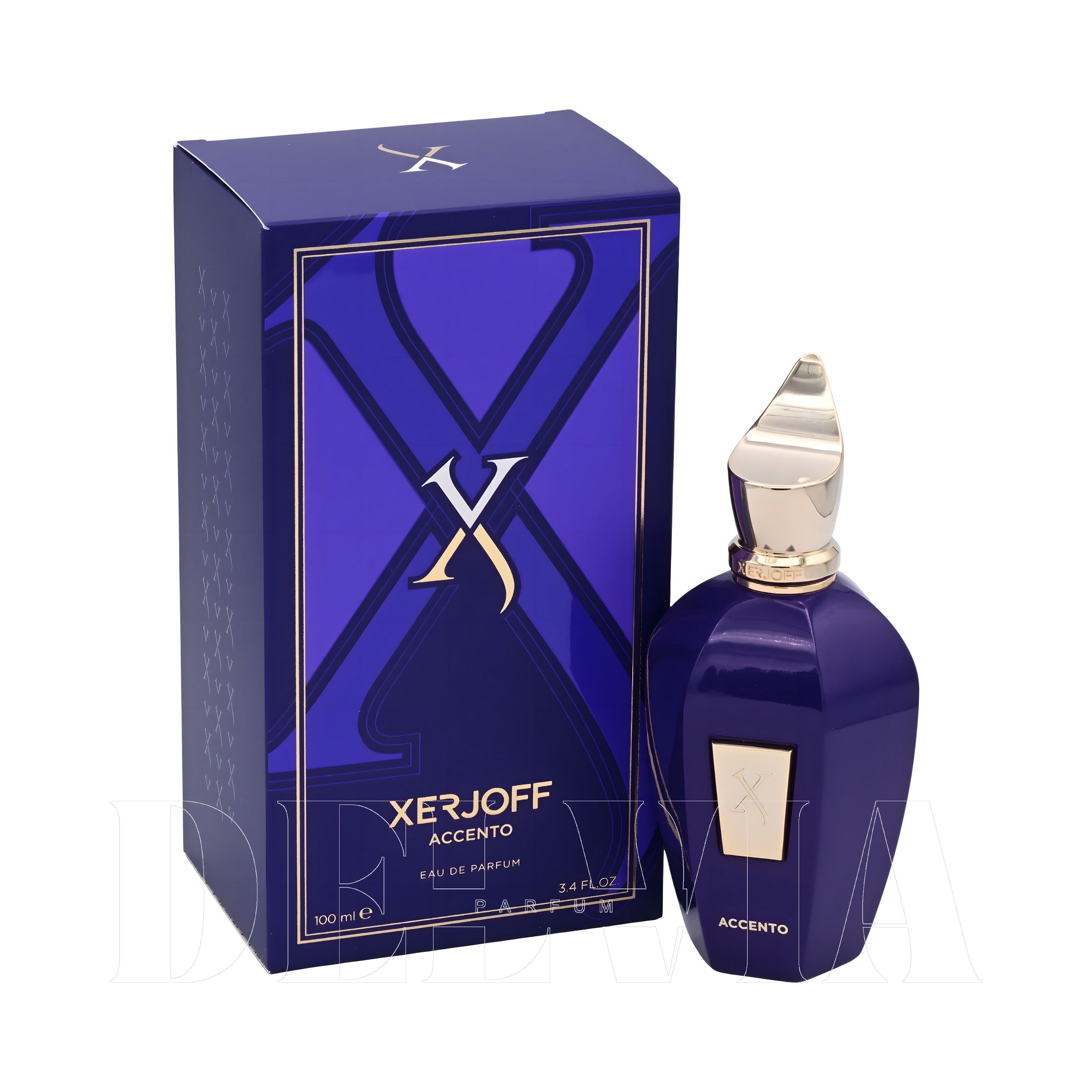 Xerjoff Accento 2 ml dekant parfüm — kutu ve şişe görseli
