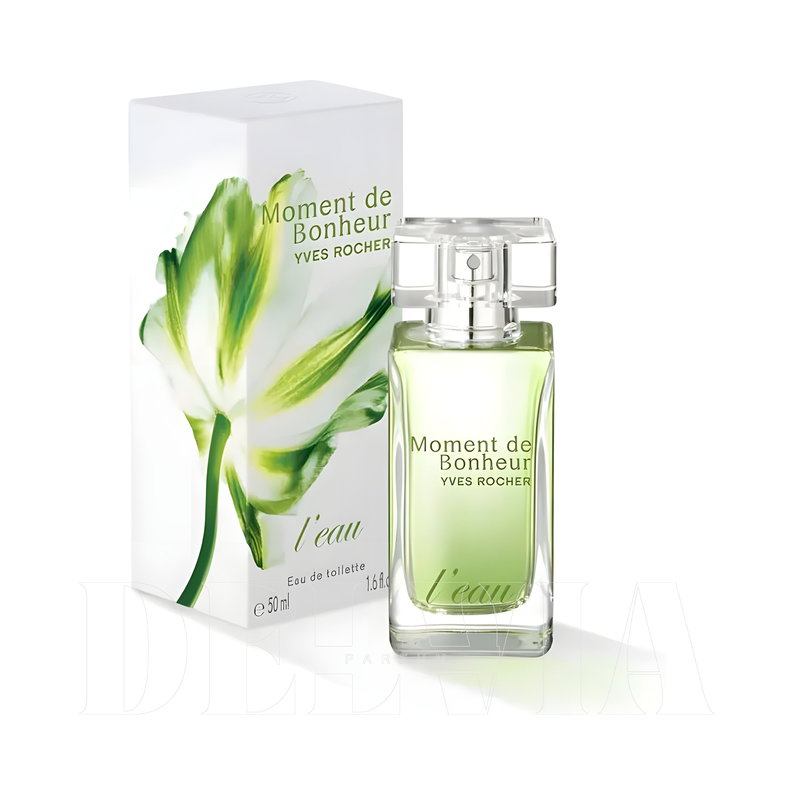 Yves Rocher Moment De Bonheur Edt Vegan Katı Parfum — kutu ve şişe görseli