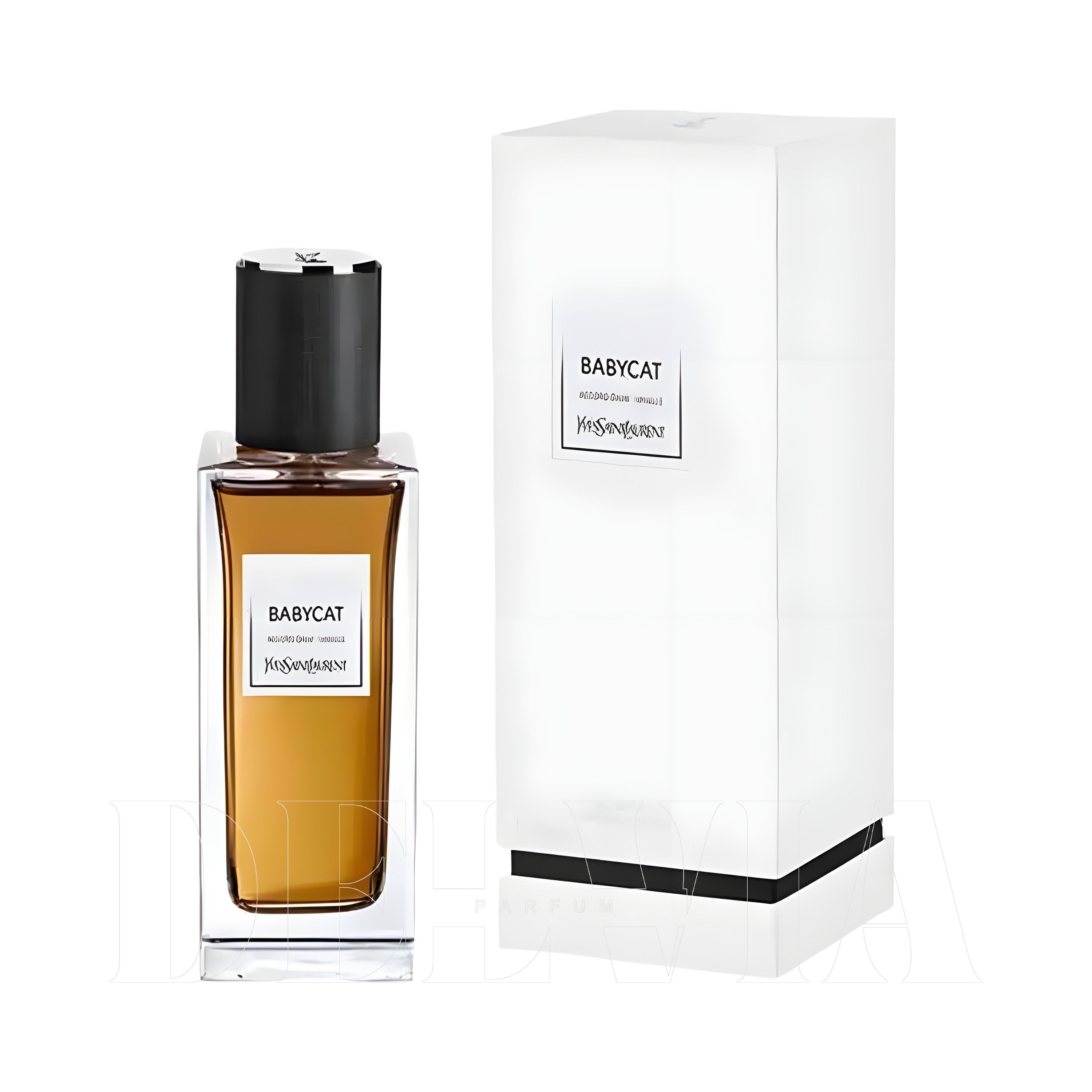 Yves Saint Laurent Babycat 8 ml dekant parfüm — kutu ve şişe görseli