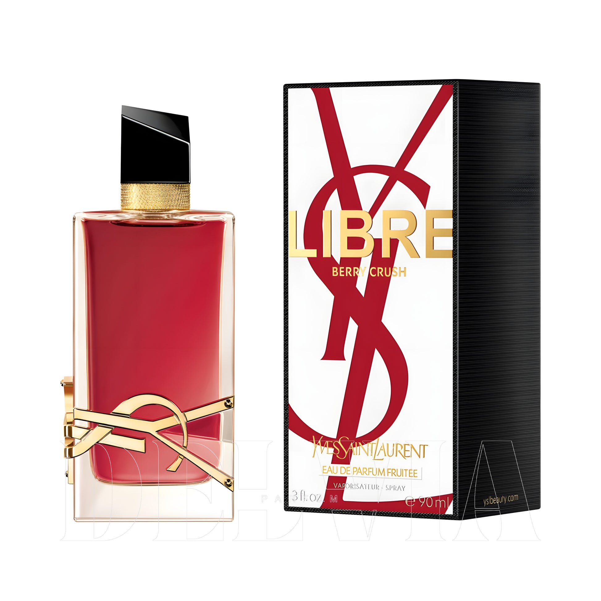 Yves Saint Laurent Libre Berry Crush 2 ml dekant parfüm — kutu ve şişe görseli