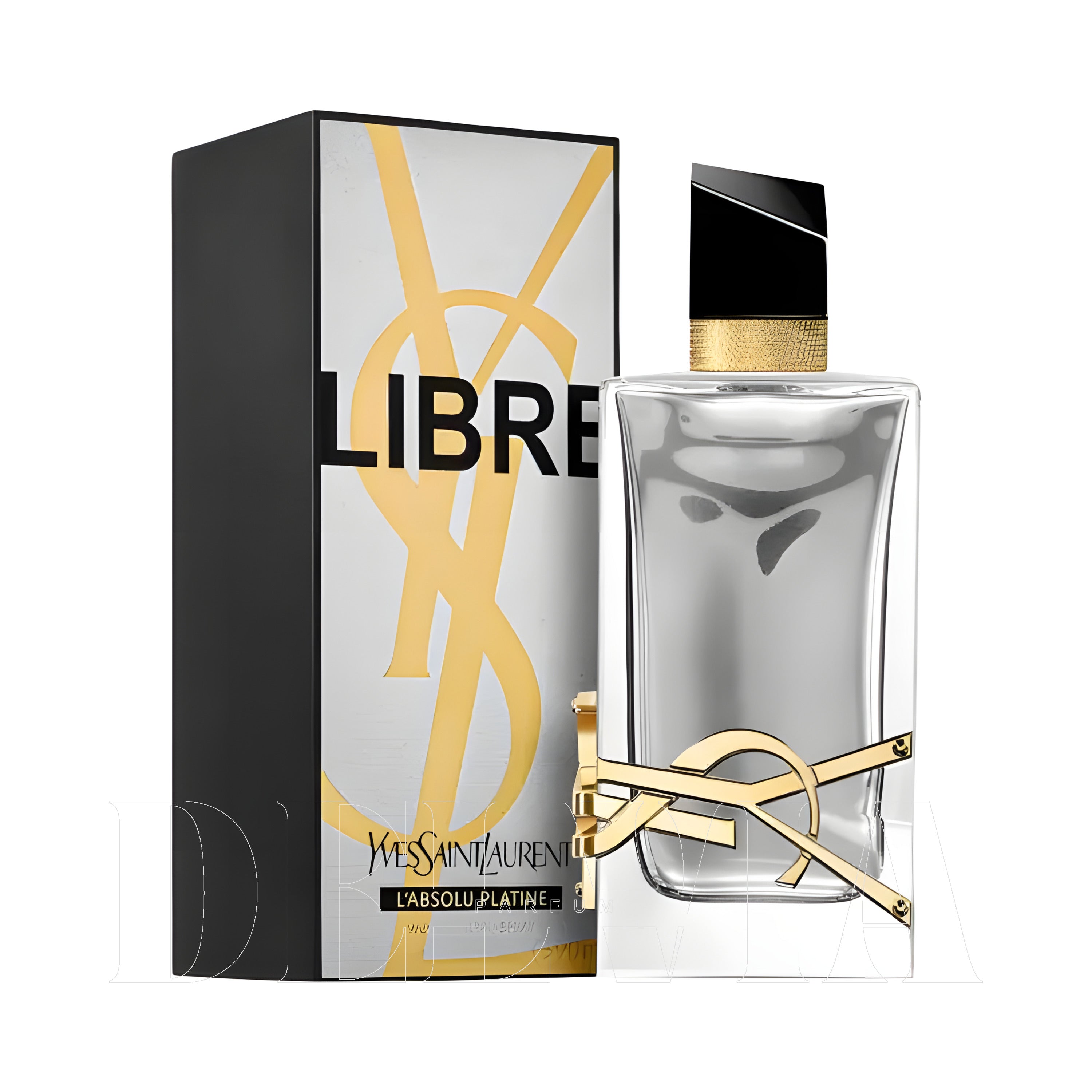 Yves Saint Laurent Libre L Absolu Platine 10 ml dekant parfüm — kutu ve şişe görseli