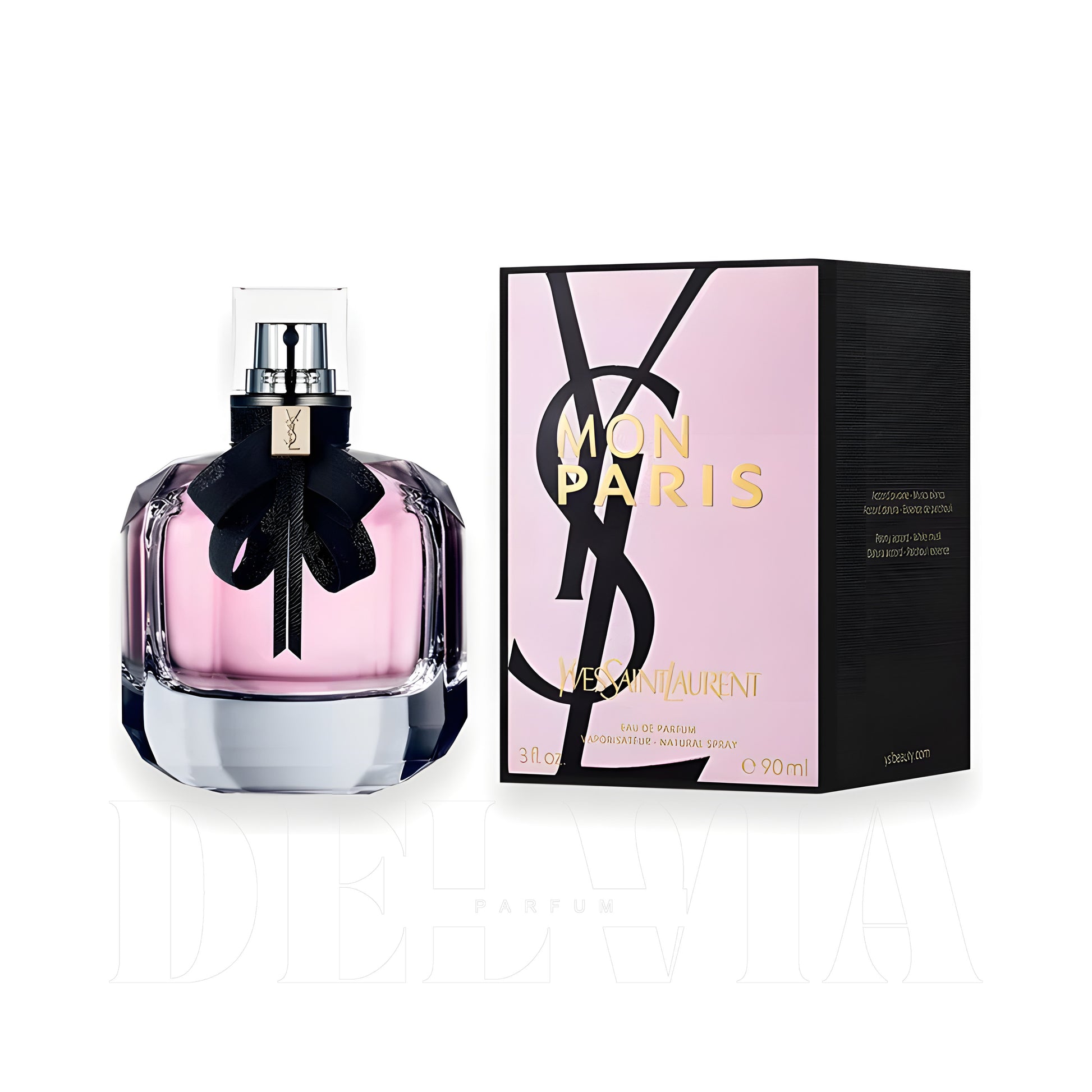 Yves Saint Laurent Mon Paris 20 ml dekant parfüm — kutu ve şişe görseli
