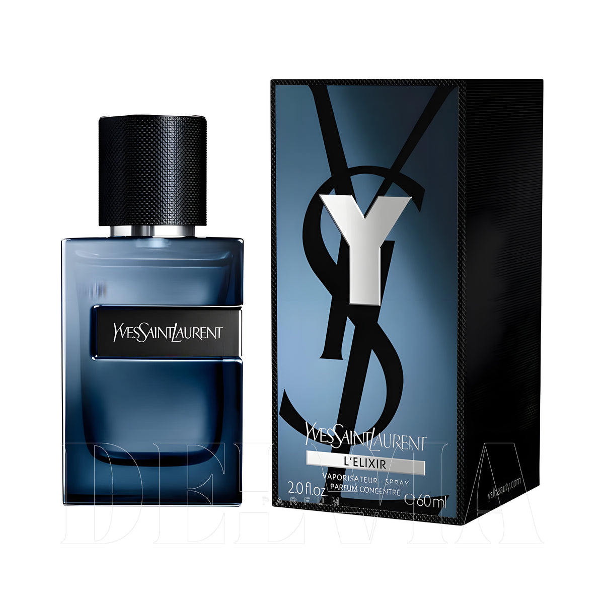 Yves Saint Laurent Y Elixir 15 ml dekant parfüm — kutu ve şişe görseli