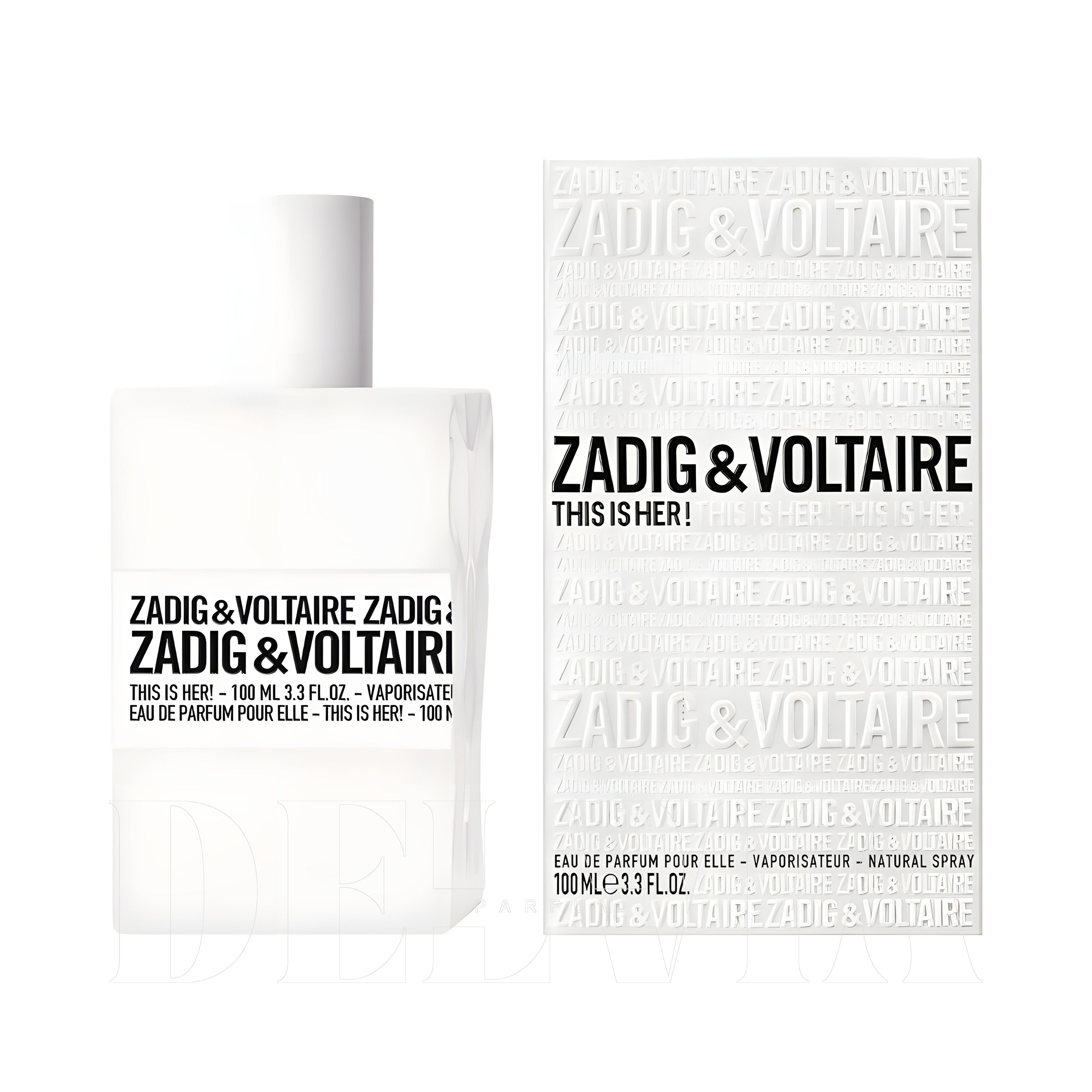 Zadig Voltaire This Is Her 3 ml dekant parfüm — kutu ve şişe görseli