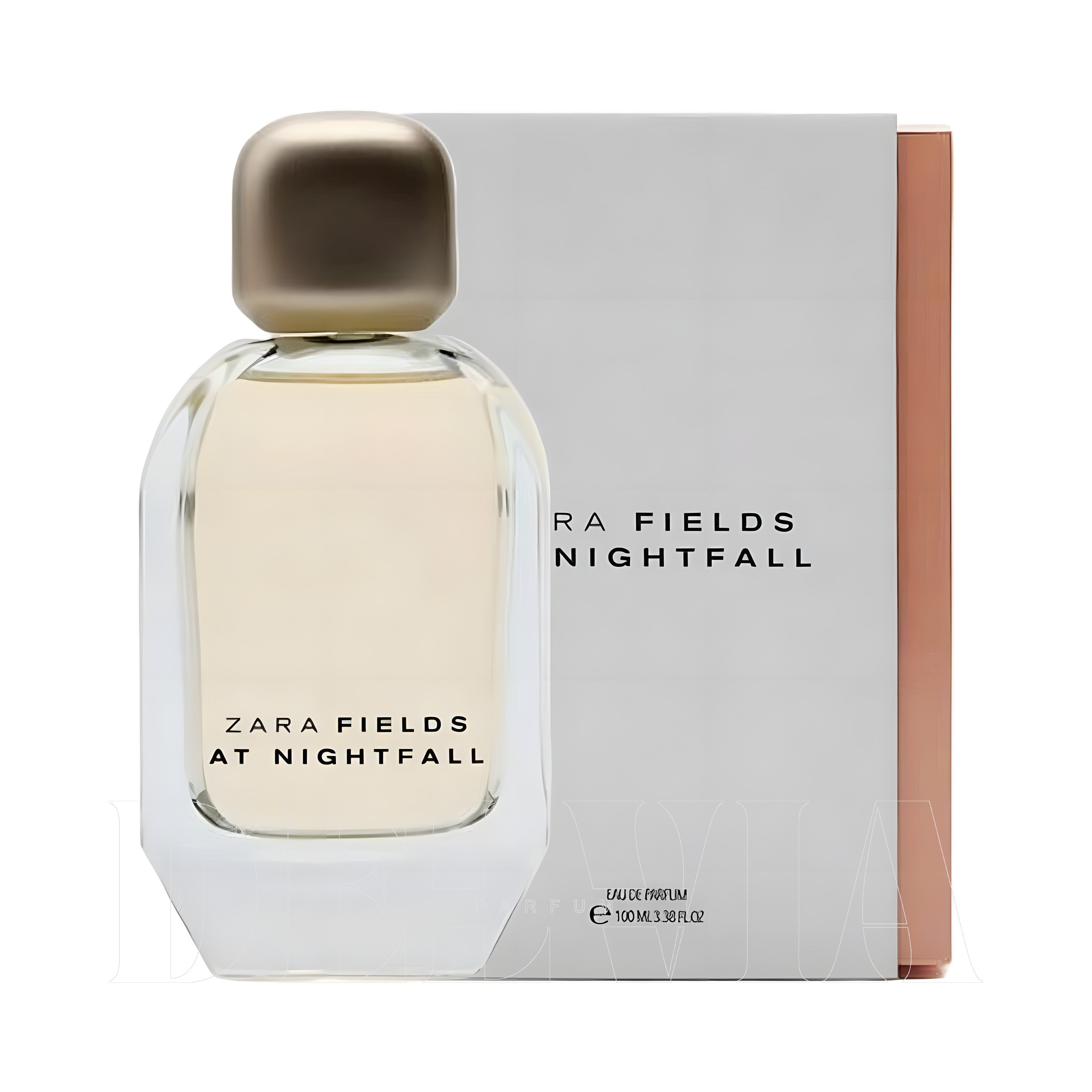 Zara Fields At Nightfall 8 ml dekant parfüm — kutu ve şişe görseli
