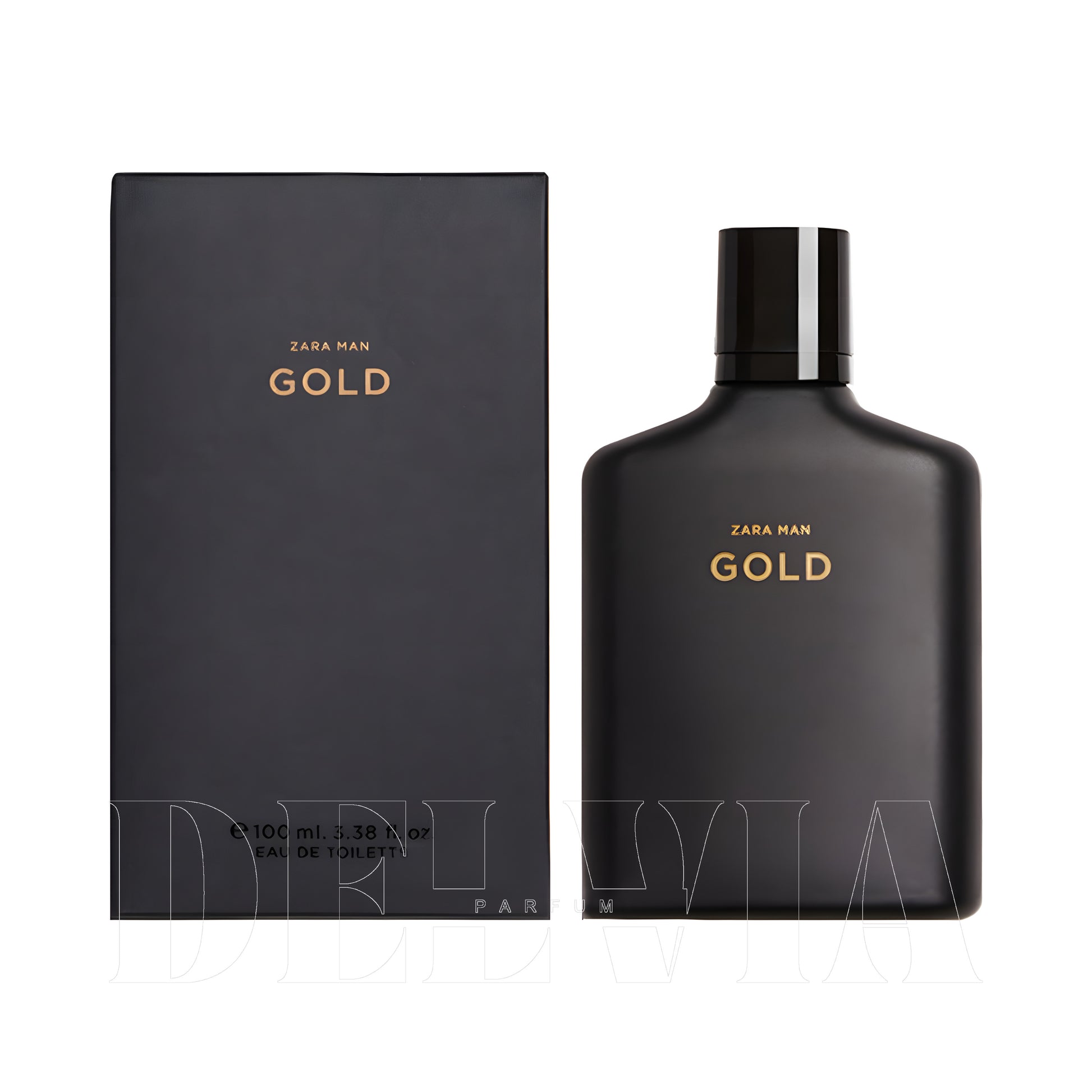 Zara Man Gold 20 ml dekant parfüm — kutu ve şişe görseli