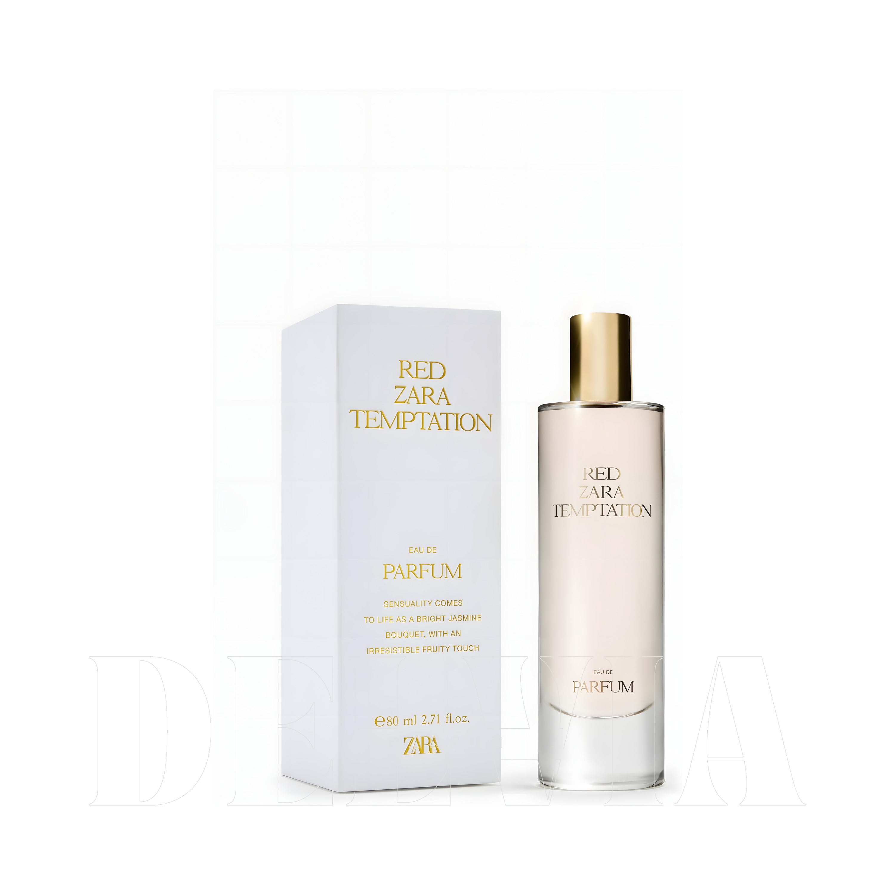 Zara Red Temptation 5 ml dekant parfüm — kutu ve şişe görseli