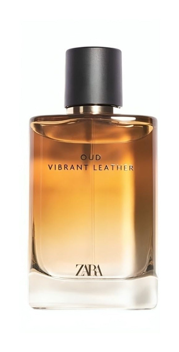 Zara Vibrant Leather Oud Edp 2 ml dekant parfüm — şişe görseli